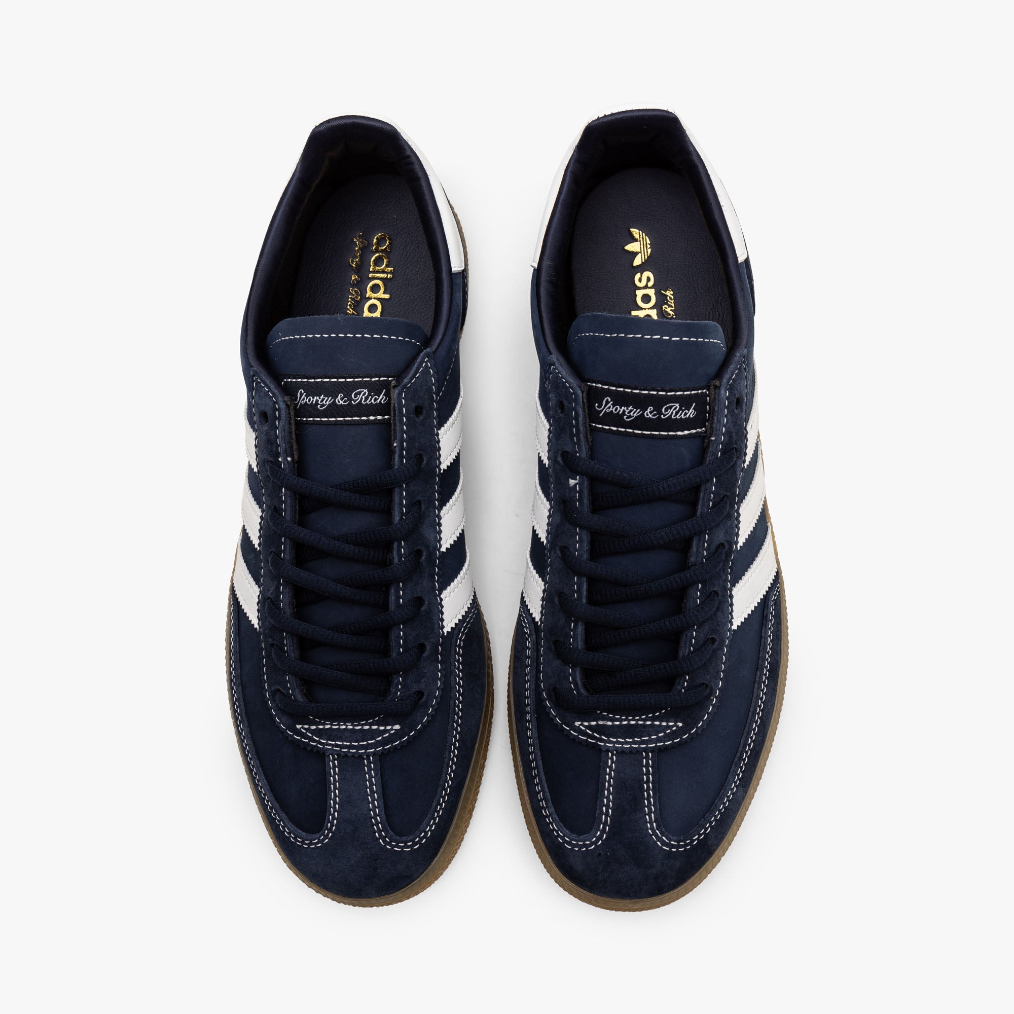  adidas Originals x Sporty & Rich Handball Spezial Night Indigo / Cloud White - Gum、mySite、merchandisen