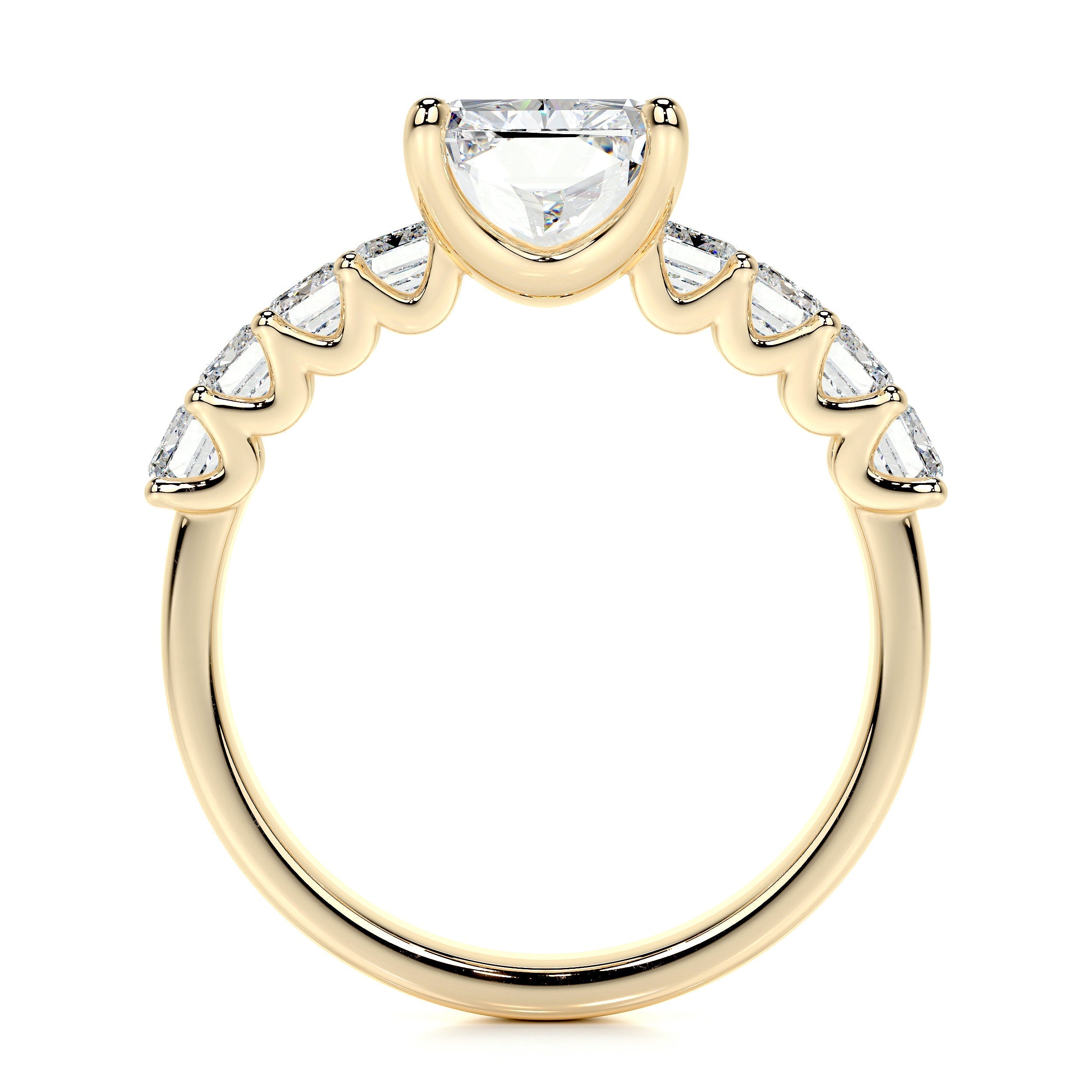Arabella Lab Grown Diamond Ring -18K Yellow Gold (RTS)、mySite、hinf8tx79