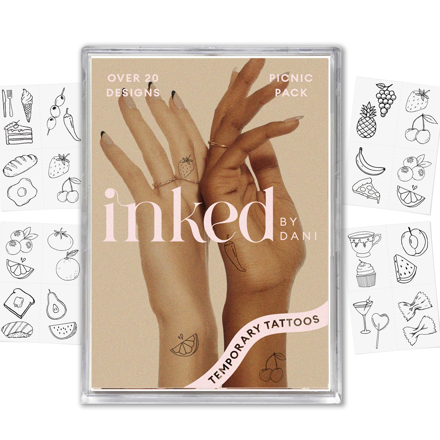  Picnic Temporary Tattoo Pack、mySite、ghnorth