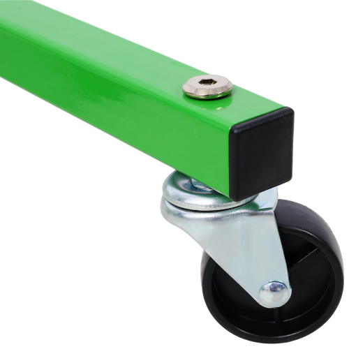 Storage Stand With Wheels 275 LBS Total Capacity Uses Six 2in Swivel Caster Wheels green color、、eastwooduniform