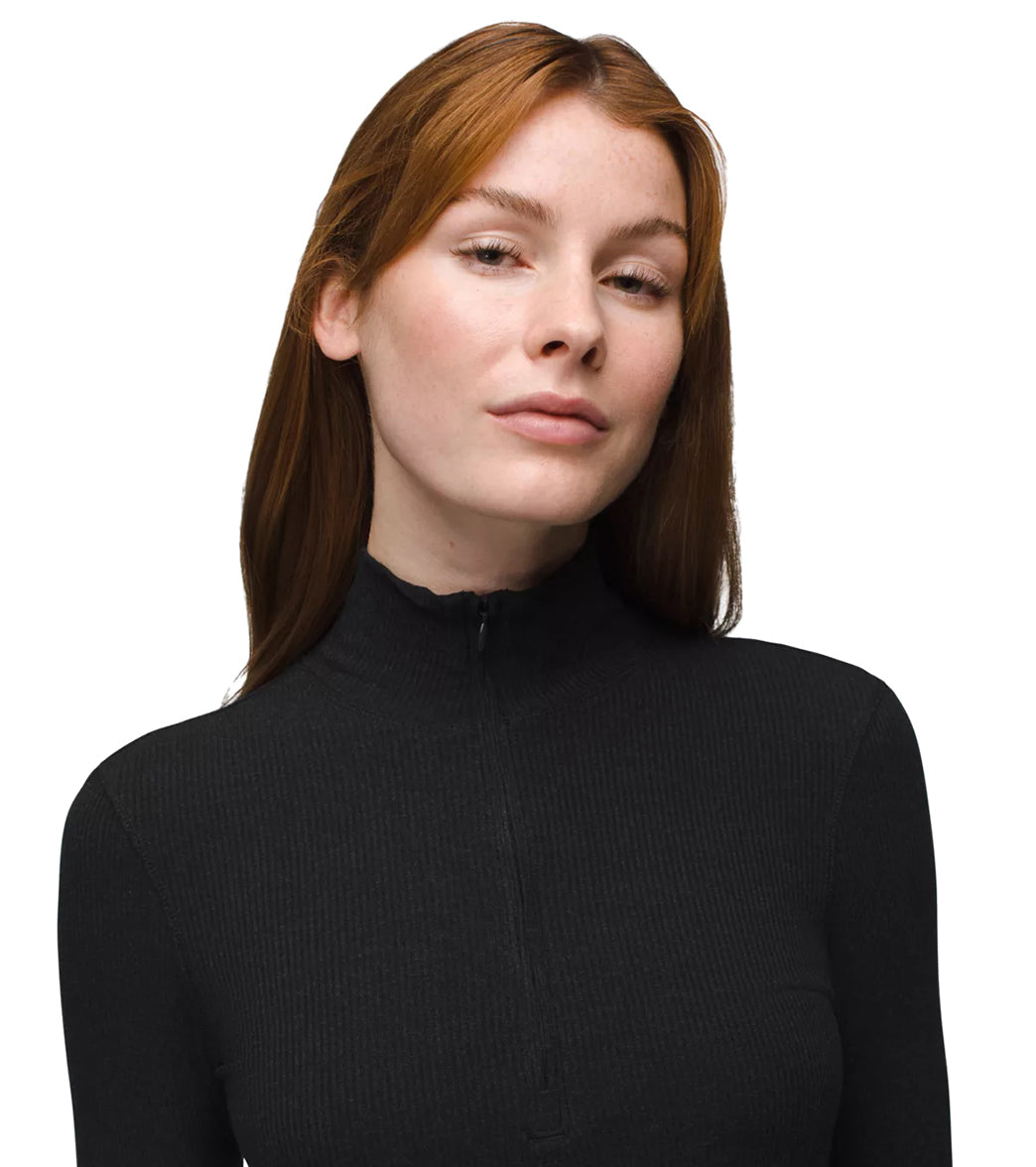 prAna Foundation Rib Long Sleeve Dress、mySite、noshort