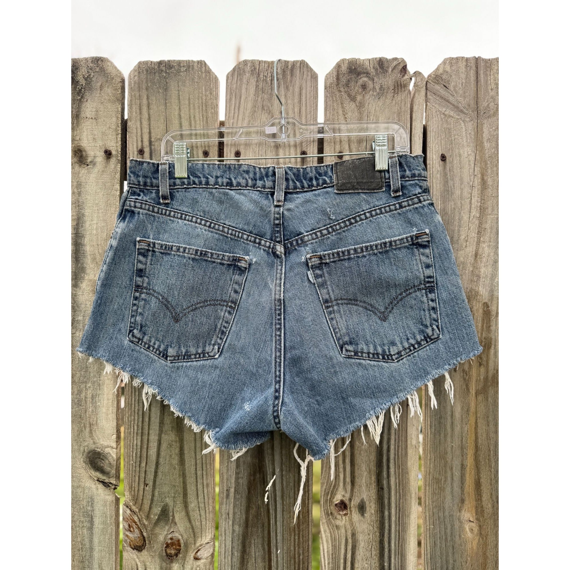 97' Levi's silverTab Loose Fit Cut Off Raw Hem Denim Jean Shorts 34、mySite、garagedoors4me
