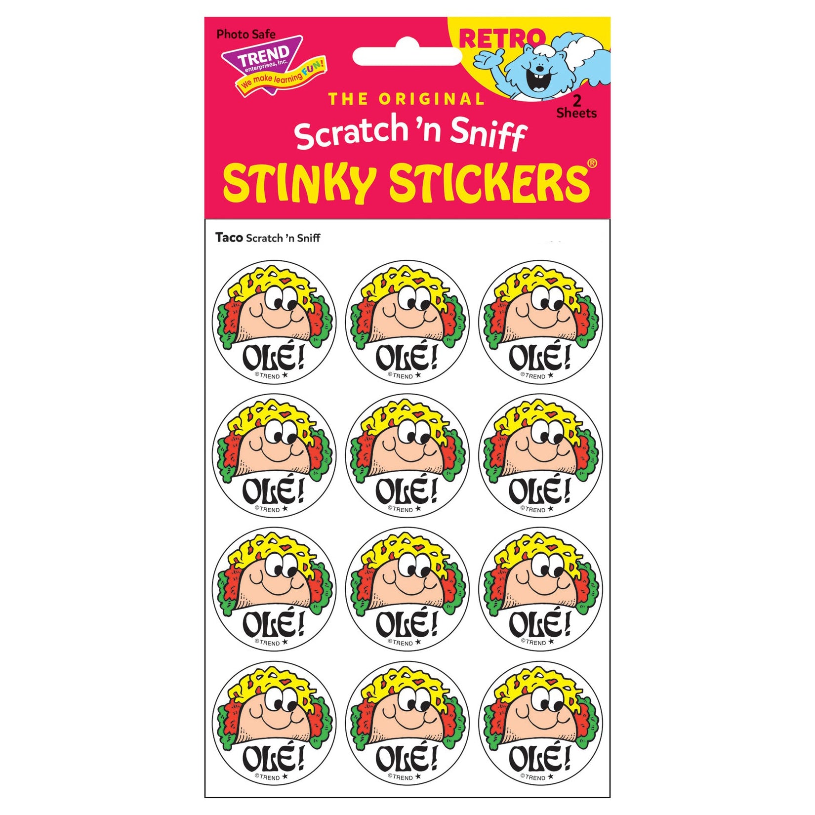  Ole! - Taco-Scented Retro Scratch 'n Sniff Stinky Stickers、mySite、ghnorth