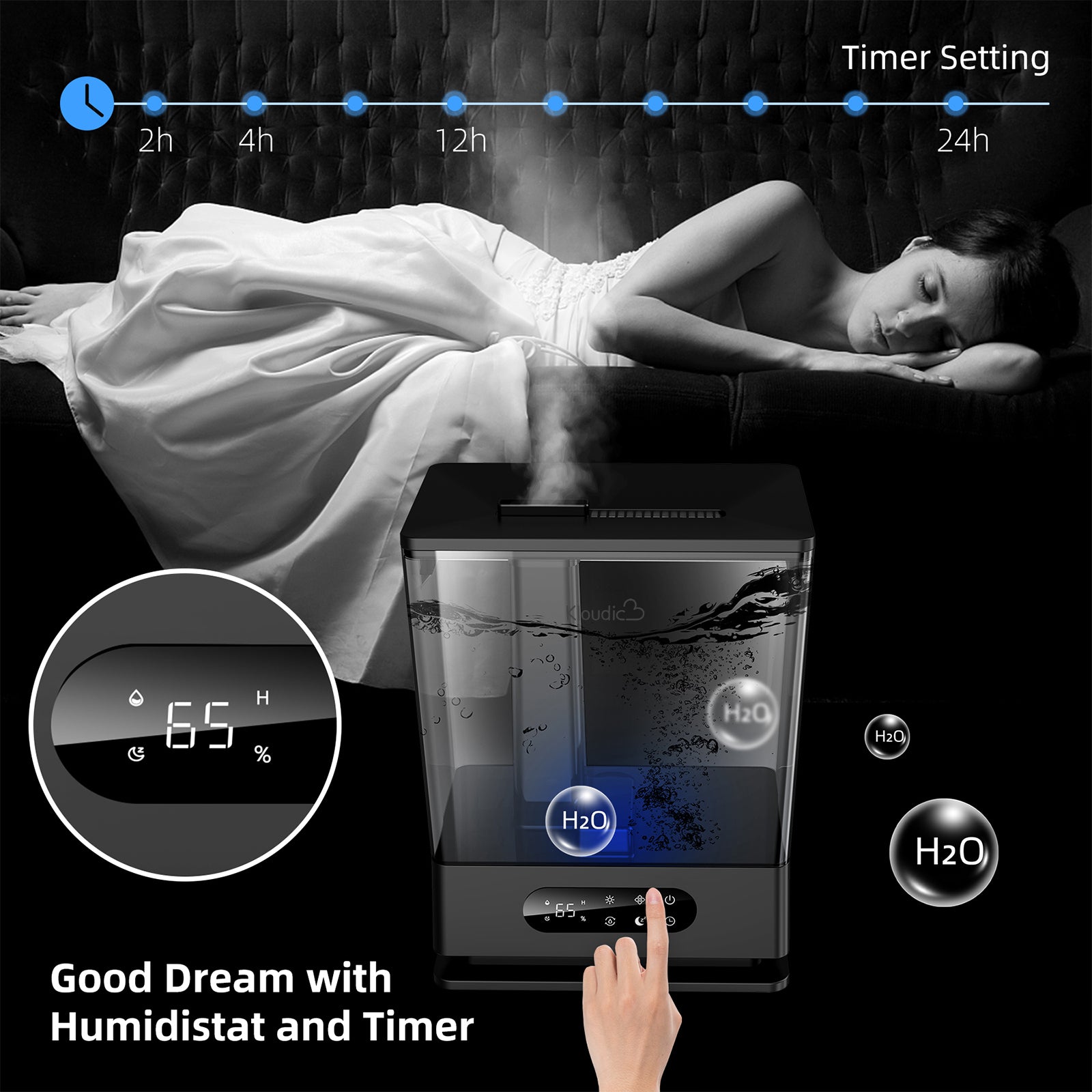 DH-JS06 6.5L Large Humidifier for Bedroom、mySite、fannypackpong