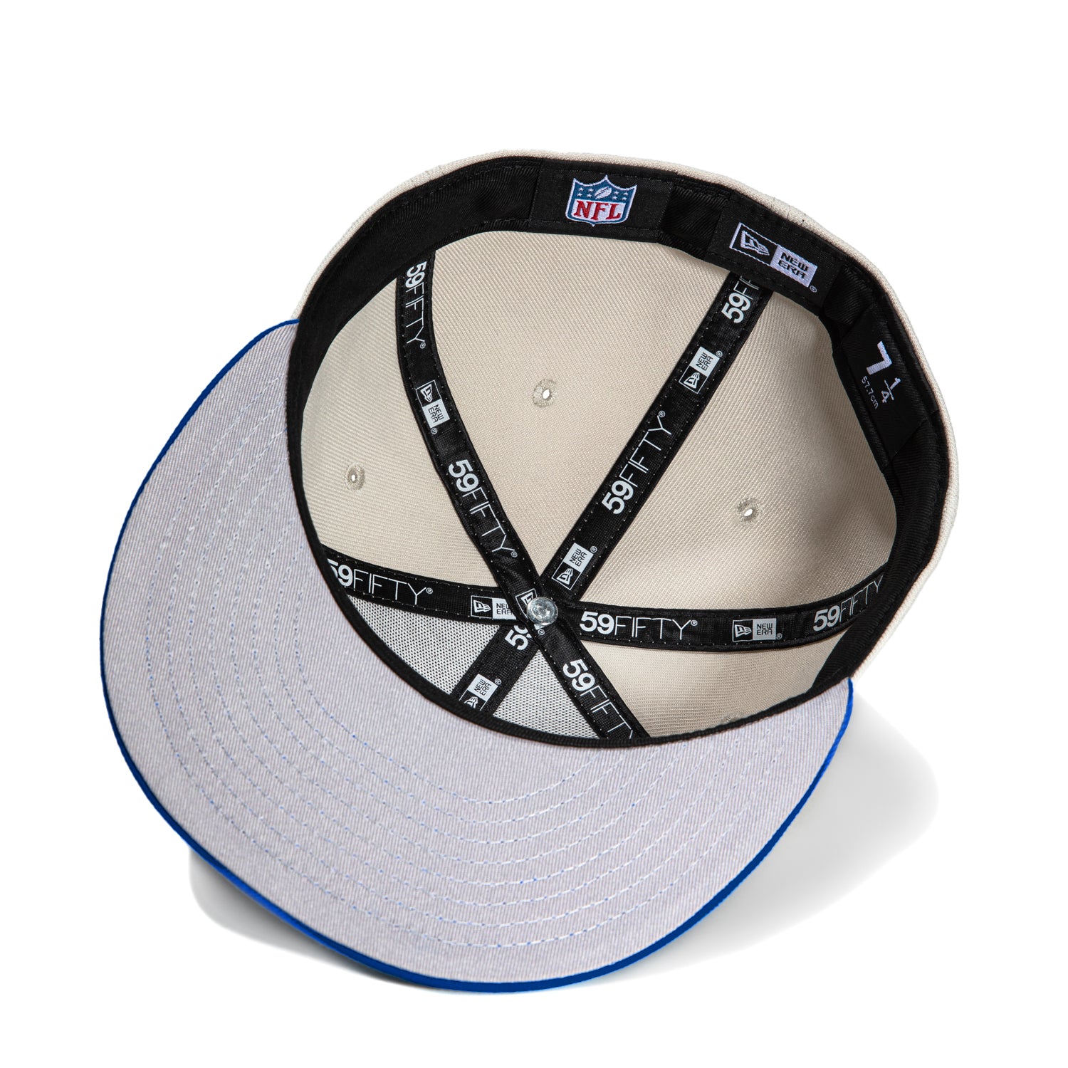 New Era 59Fifty New York Rangers 4x Champions Patch Hat - Stone, Royal、mySite、vikingsvslions