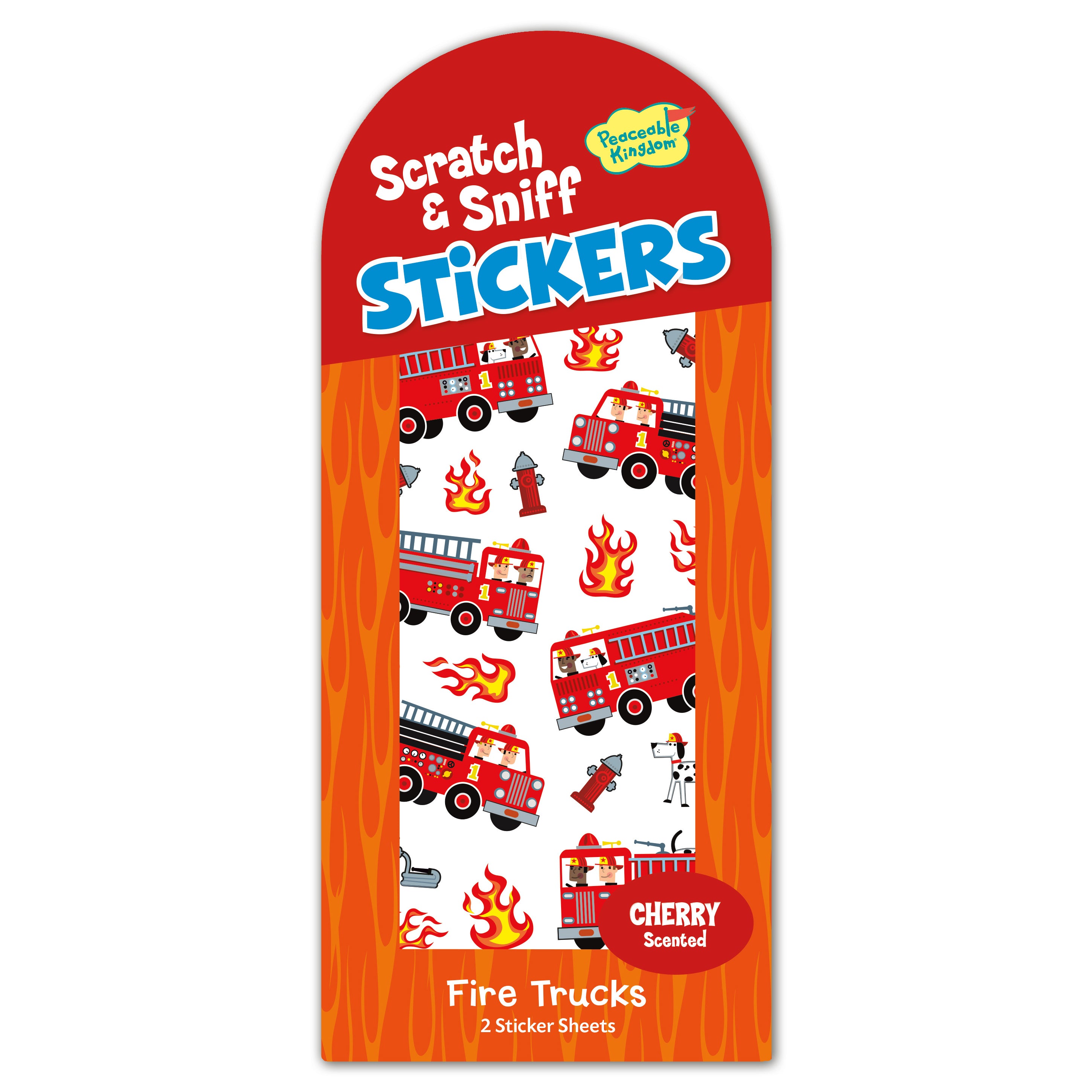 Fire Trucks Scratch & Sniff Stickers、mySite、ghnorth