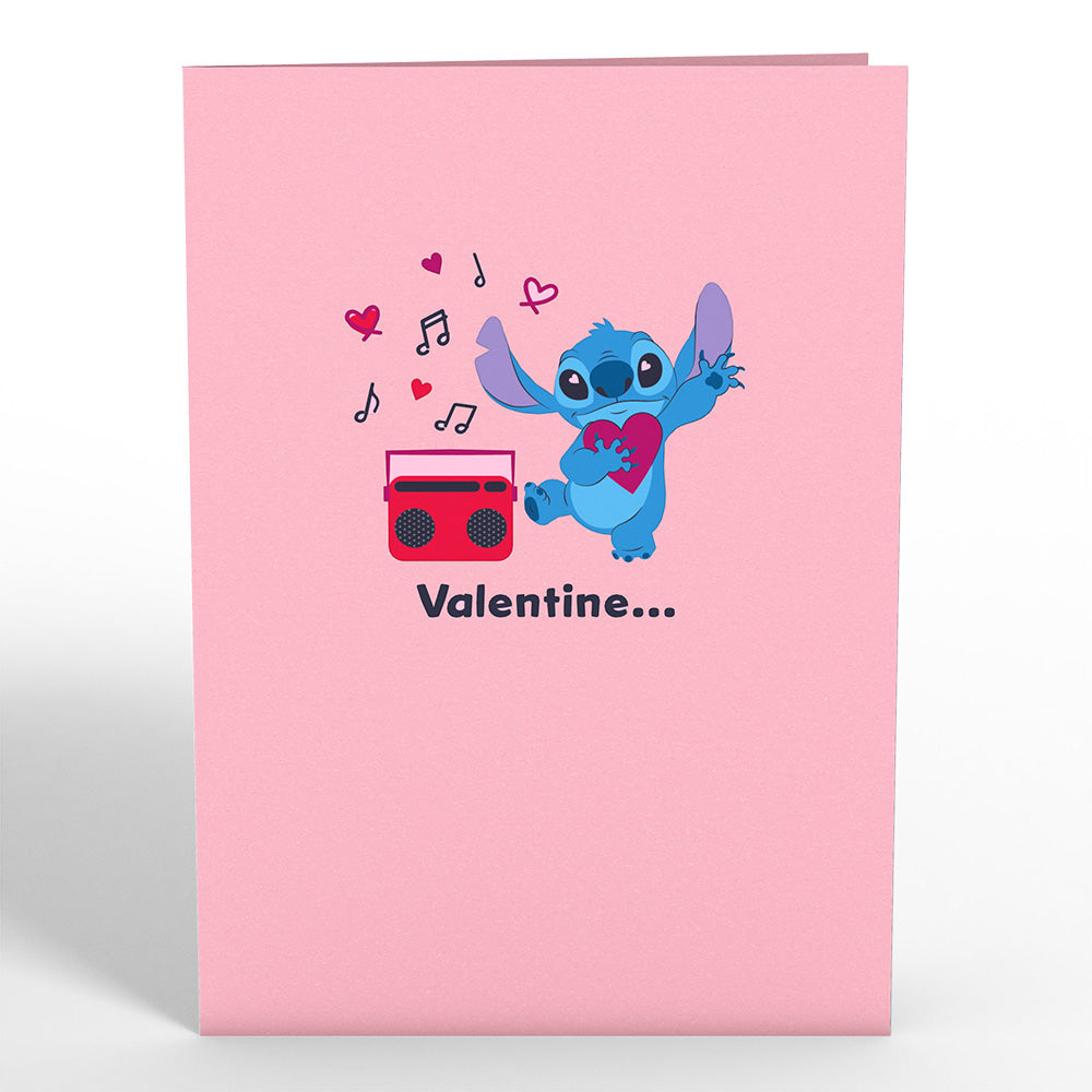 Disney's Stitch Rockin' Valentine Pop-Up Card、mySite、solidvoid