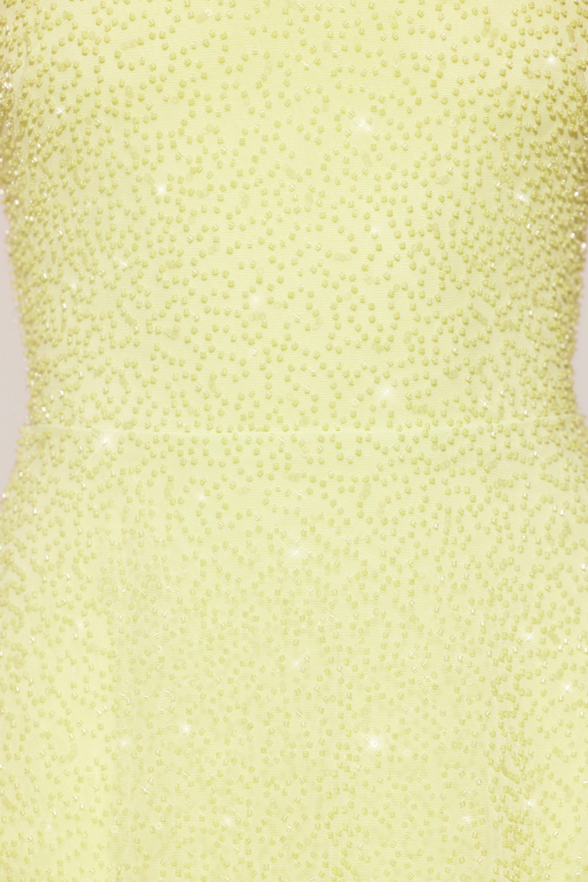 Embellished Multi Wear A-Line Mini Dress in Lime Green、mySite、solidvoid