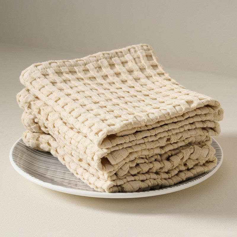 Cotton Face Towel | Waffle | Creamy Malt、mySite、camillekostekn