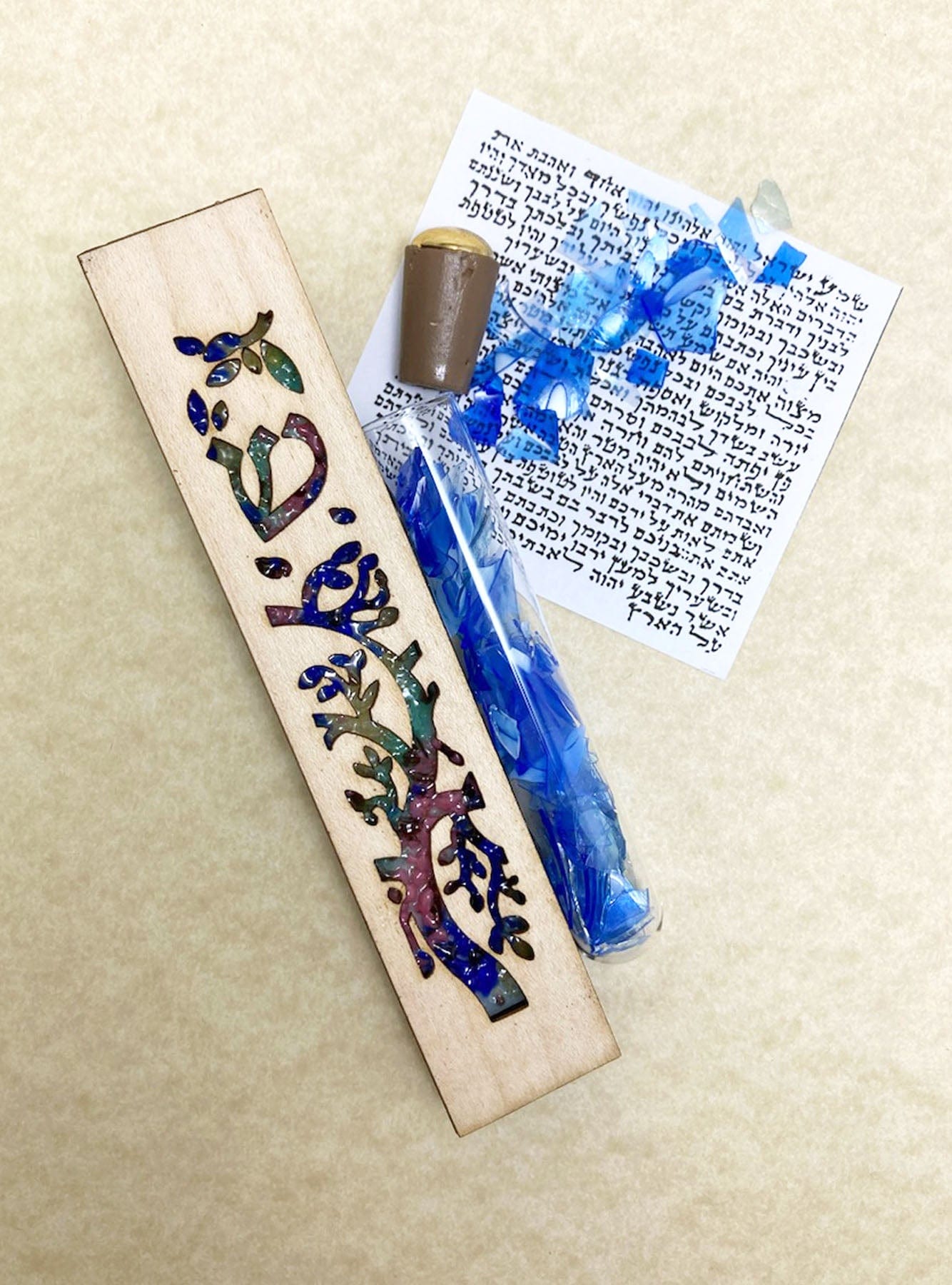 Tree of Life Wedding Mezuzah - Rainbow、mySite、topwebapps