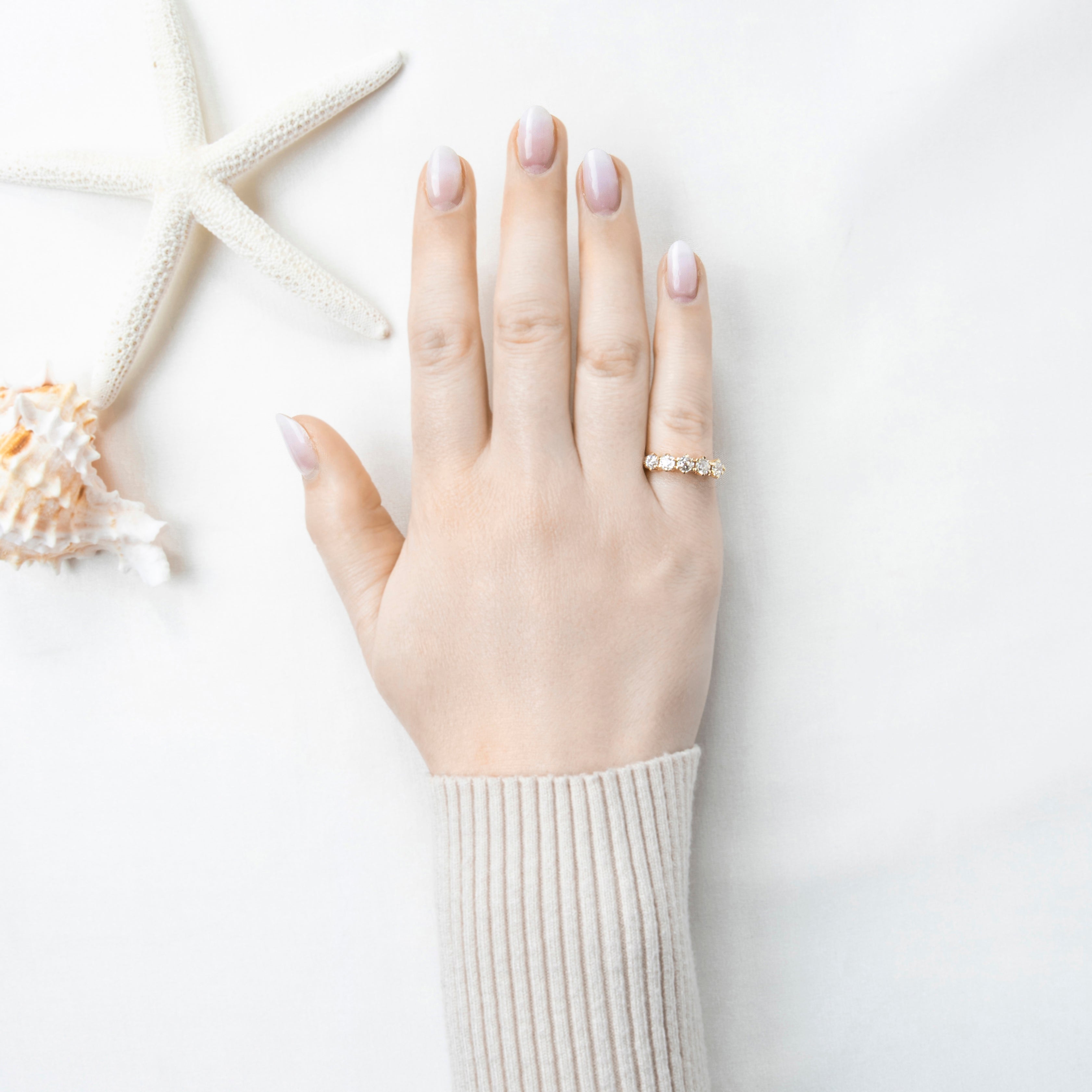 Vintage Stunning 14k Yellow Gold 1.3cttw Old Mine Diamond Five-Stone Ring 6.25、mySite、hinf8tx79