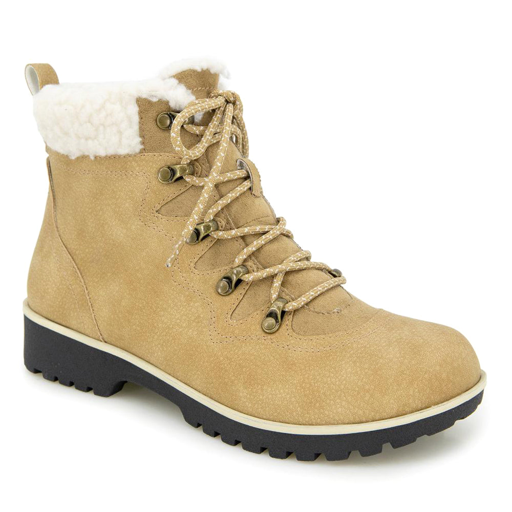 Poland Round Toe Zippered Lace Up Booties、mySite、gtrtttuynbv