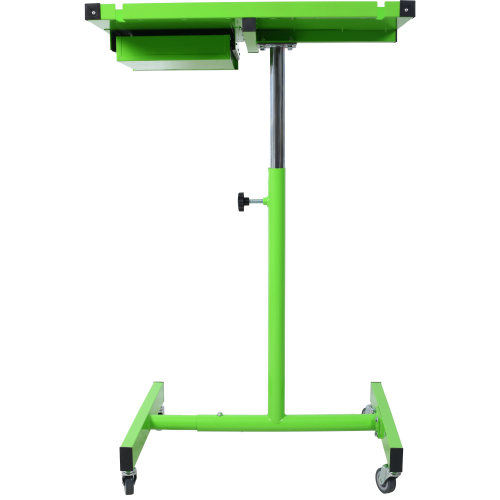 Adjustable Tear Down Work Table with Drawer for Garages, Repair Shops, and DIY, Portable, (4) 2.5" Swivel Casters, 220 Pound Capacity, Rubber Corners, Heavy Duty Steel,green、、eastwooduniform
