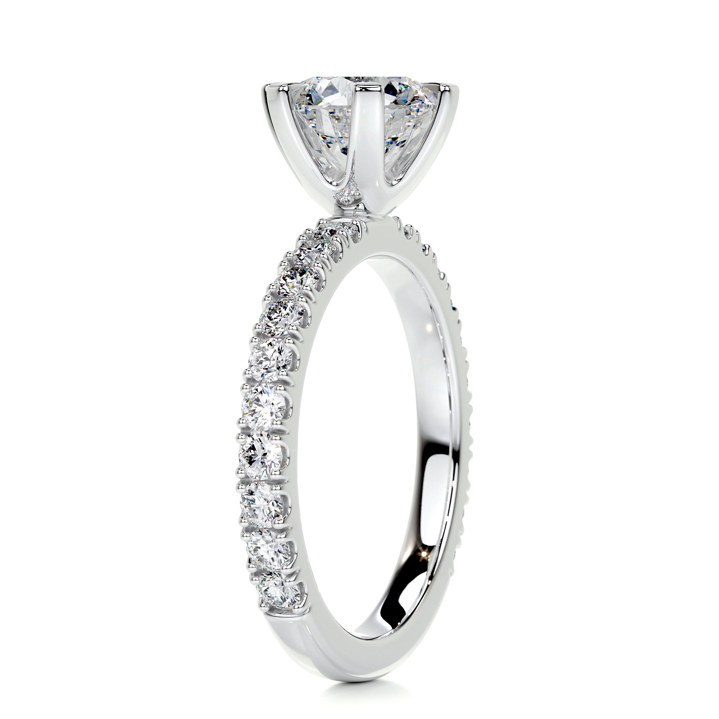 Veronica Diamond Engagement Ring -18K White Gold、mySite、hinf8tx79