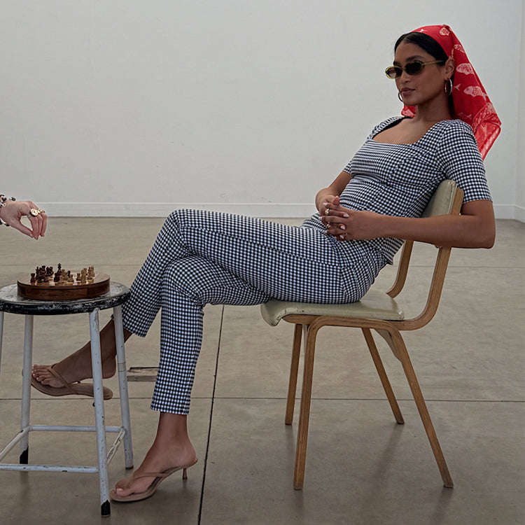 Gingham Trousers、mySite、solidvoid