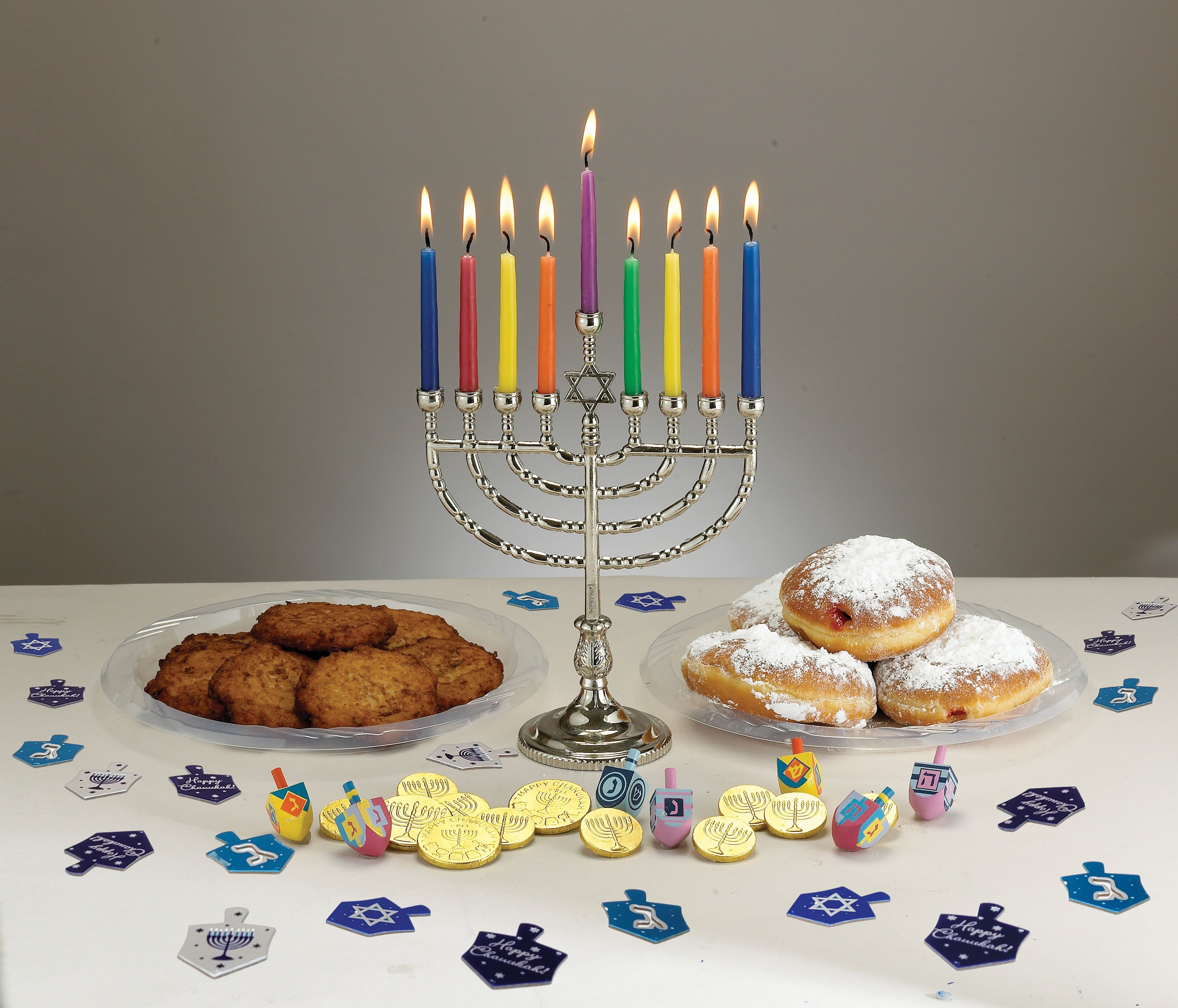 Chanukah Tablescatters - 20 Foiled Dreidels、mySite、topwebapps