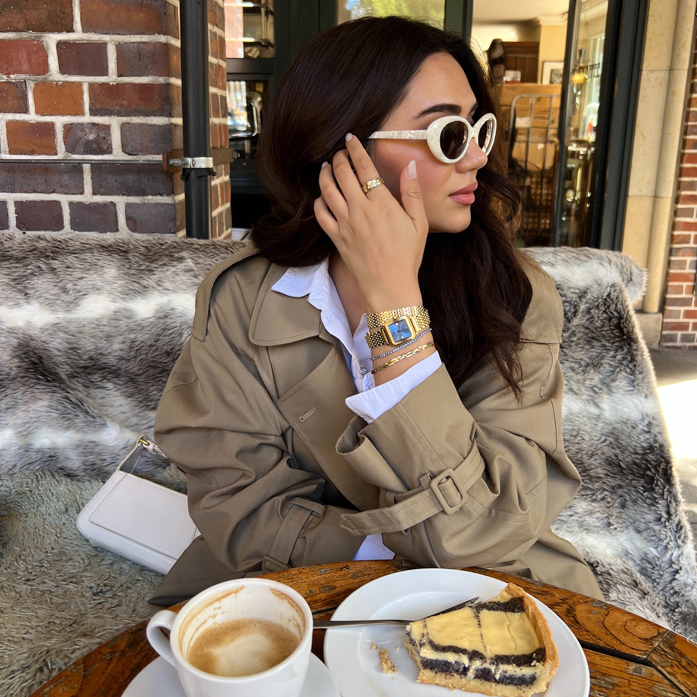 Gracieuse Petite Watch Double Steel, Kyanite Blue, Gold Colour、mySite、botmansion