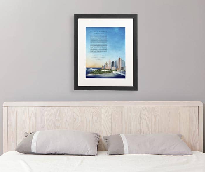  Pittsburgh Ketubah by Adriana Saipe、mySite、elrpsem3k