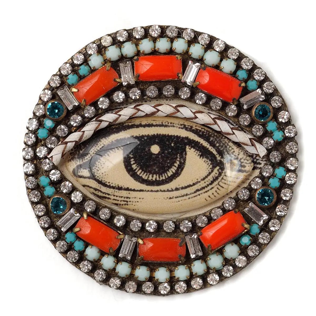  Color Pop Bejeweld Eye Brooch、mySite、elrpsem3k
