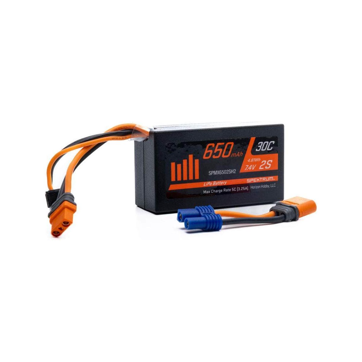  SPMX6502SH2, Spektrum RC 7.4V 650mAh 2S 30C LiPo Battery: IC2、mySite、merchandisen