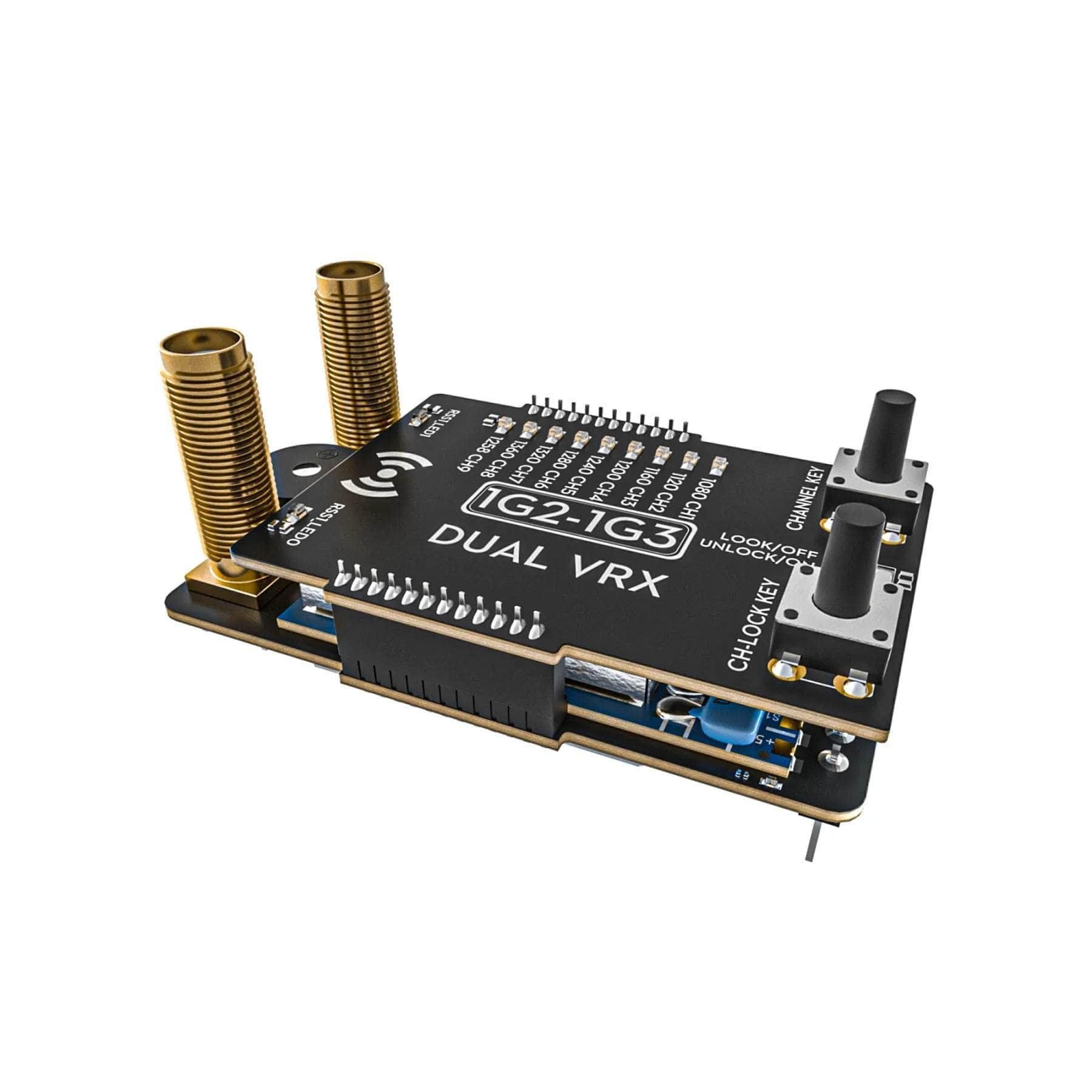  Flywoo VRX 1G2-1G3 Dual 9CH 1.2/1.3GHz Analog Goggle Receiver Module、mySite、merchandisen