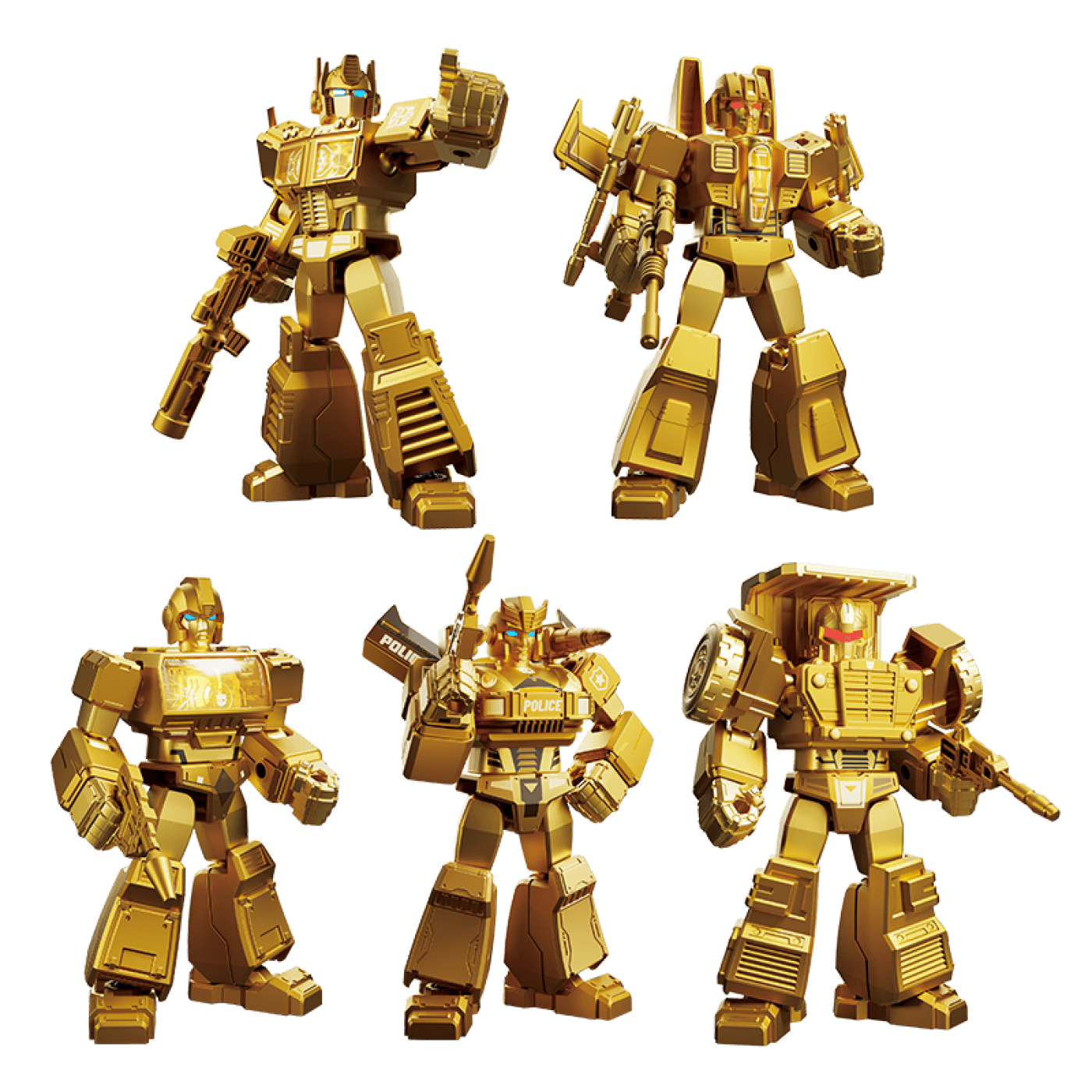 Blokees Transformers XV Golden Collectors Edition: The Golden Lagoon XV 01 - 2024 Boxed Set of 5、mySite、hgirdovlk