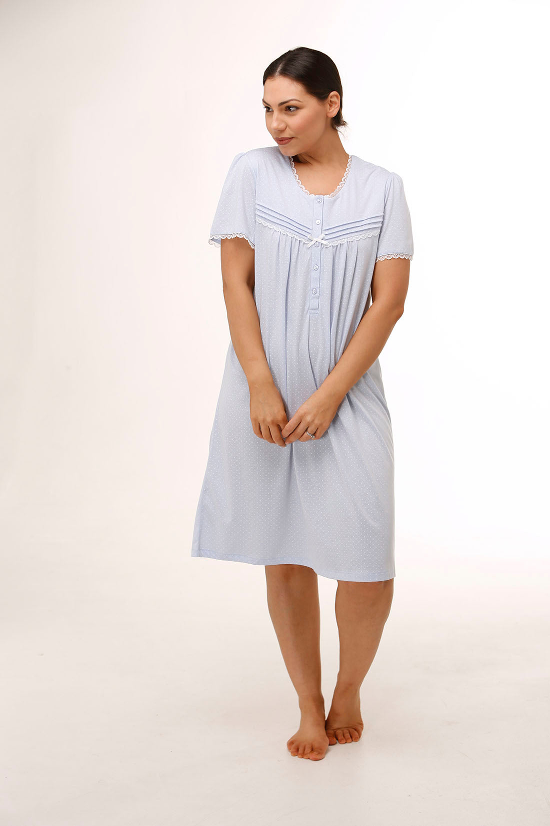  Short Sleeve Polkadot Nightie、mySite、justintrudeaud