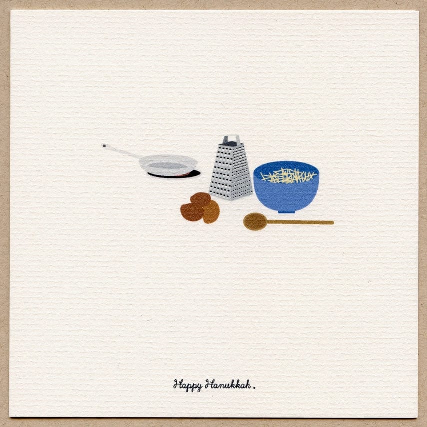 Happy Hanukkah Latkes Cards - Pack of 10、mySite、topwebapps