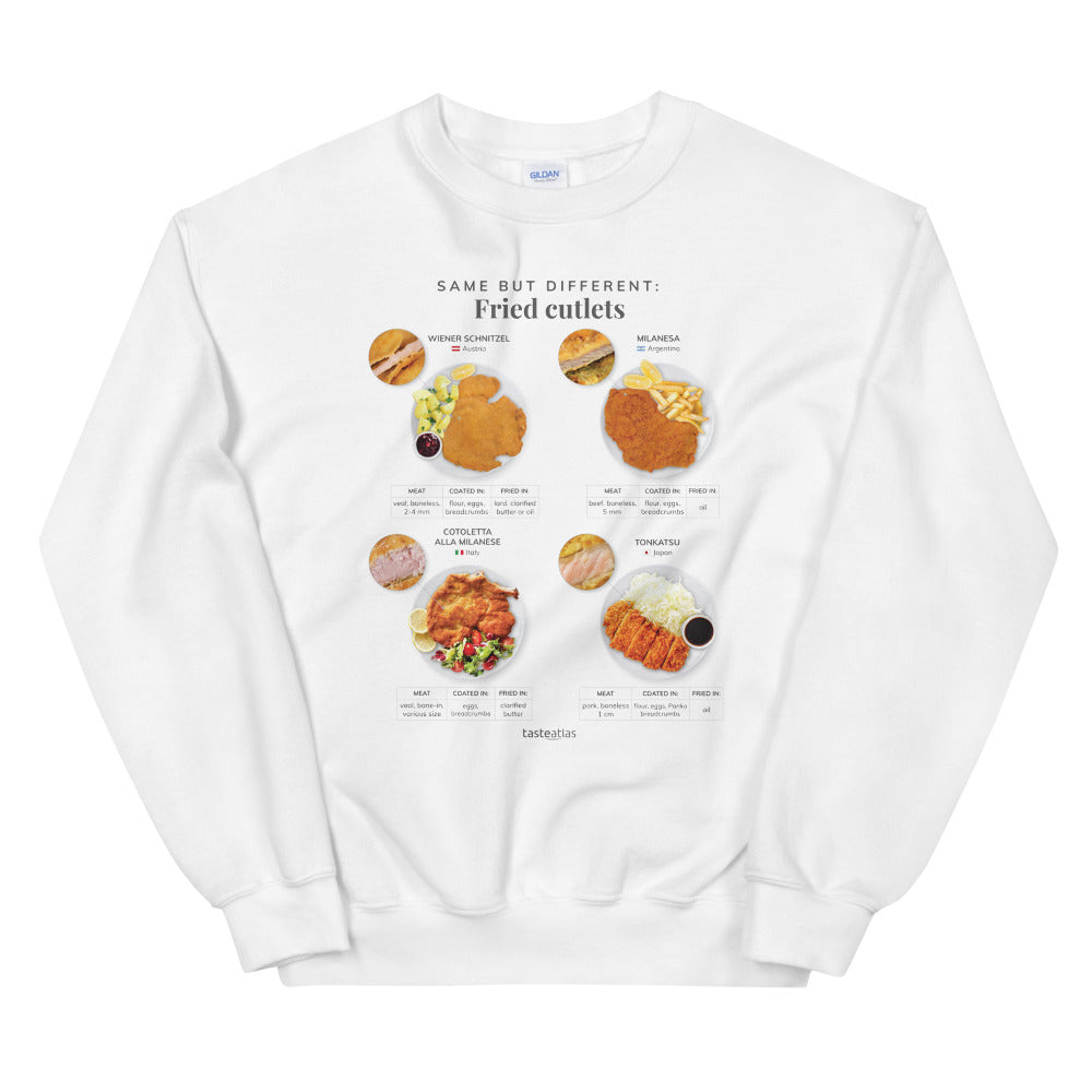 Same But Different Fried Cutlets Unisex Sweatshirt、mySite、camillekostekn