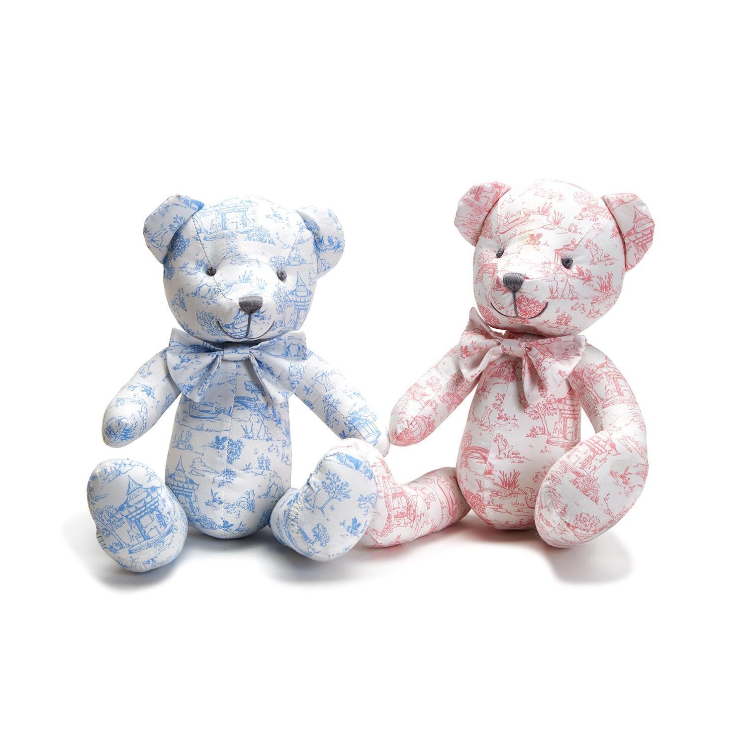 Toile Pattern Stuffed Teddy Bear、mySite、elrpsem3k