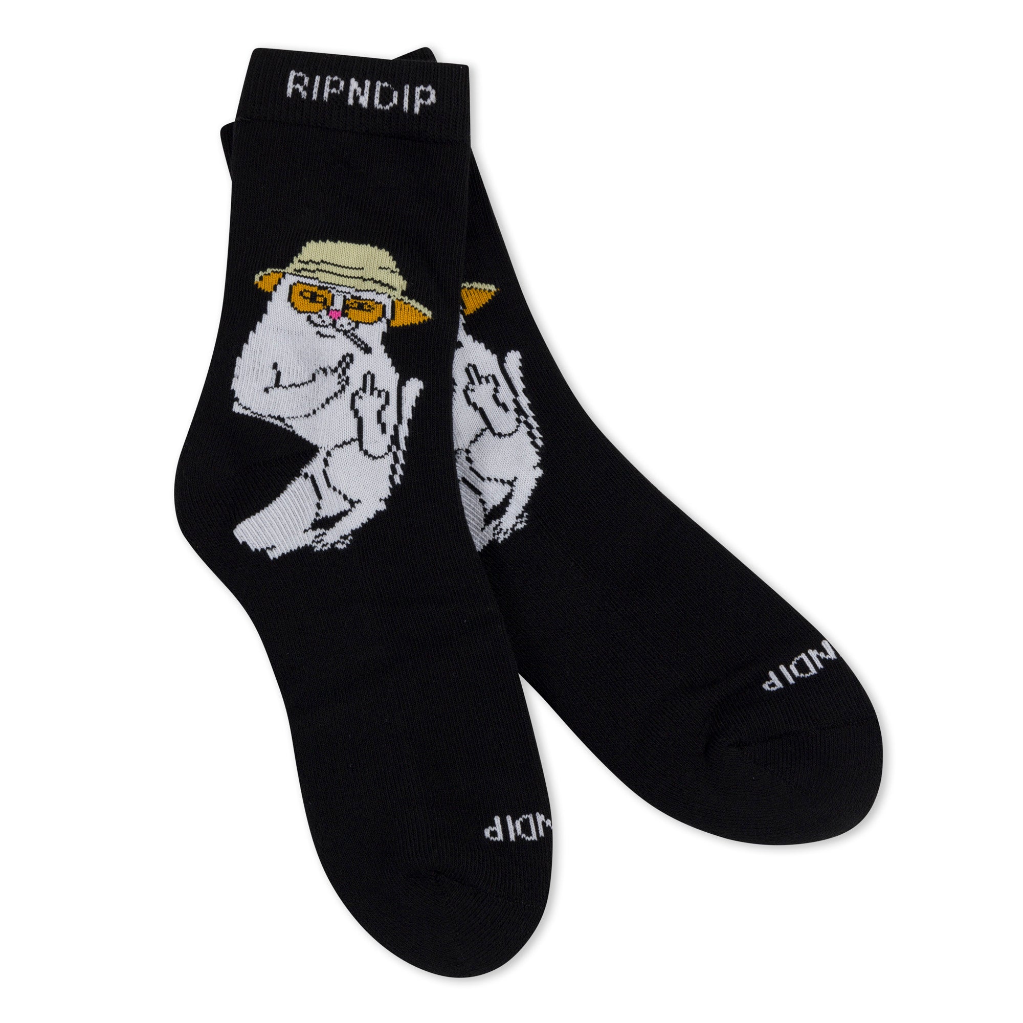  Nermal S Thompson Mid Socks (Black)、mySite、merchandisen