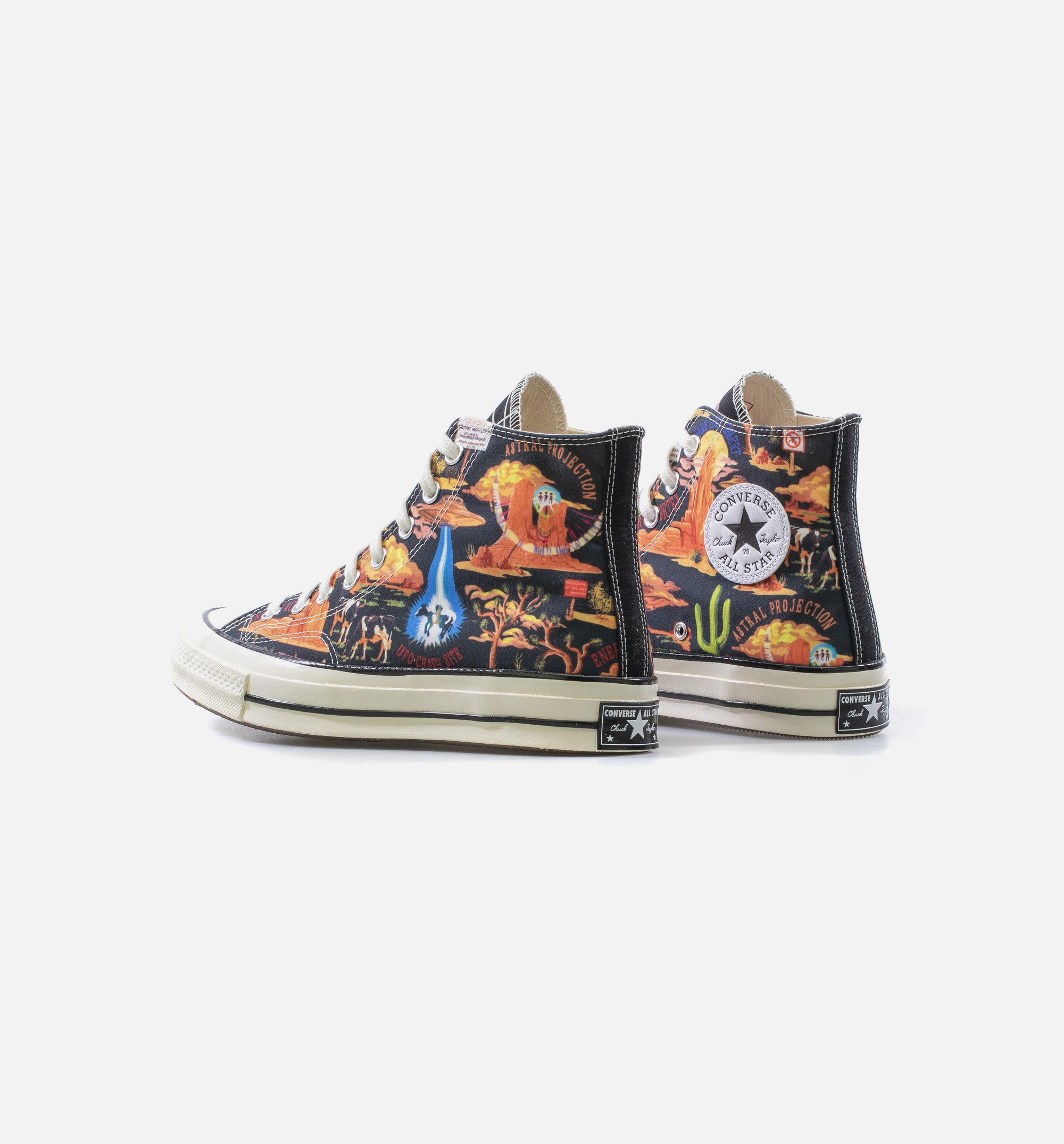 Chuck Taylor 70 Wild West High Top Mens Shoe - Bone/Multi/Orange/Black、mySite、dreamappss