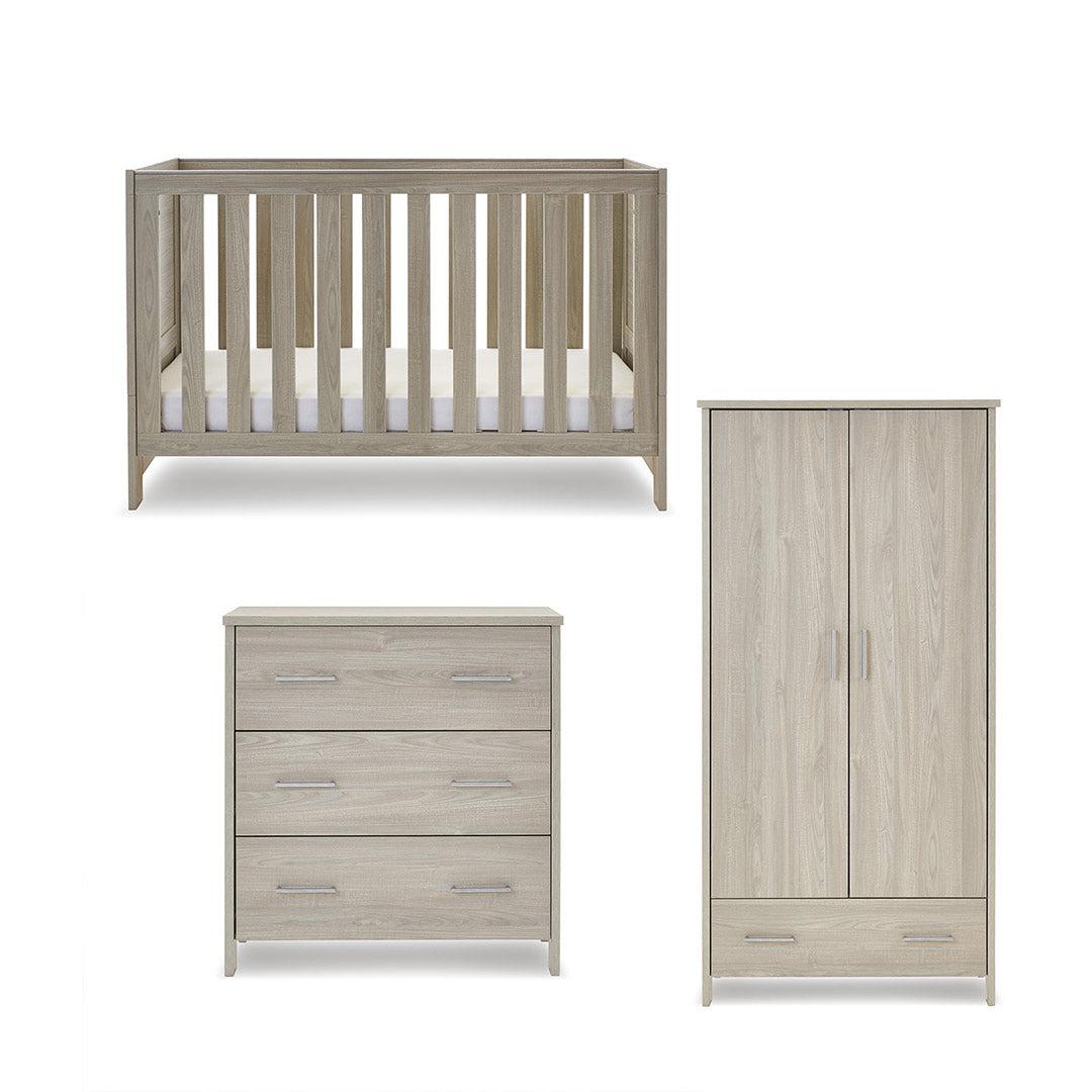  Obaby Nika 3 Piece Room Set - Grey Wash、mySite、merchandisen
