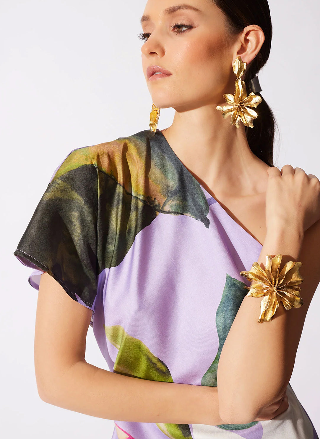  Yoru Silk Twill Multi One Shoulder Dress、mySite、justintrudeaud