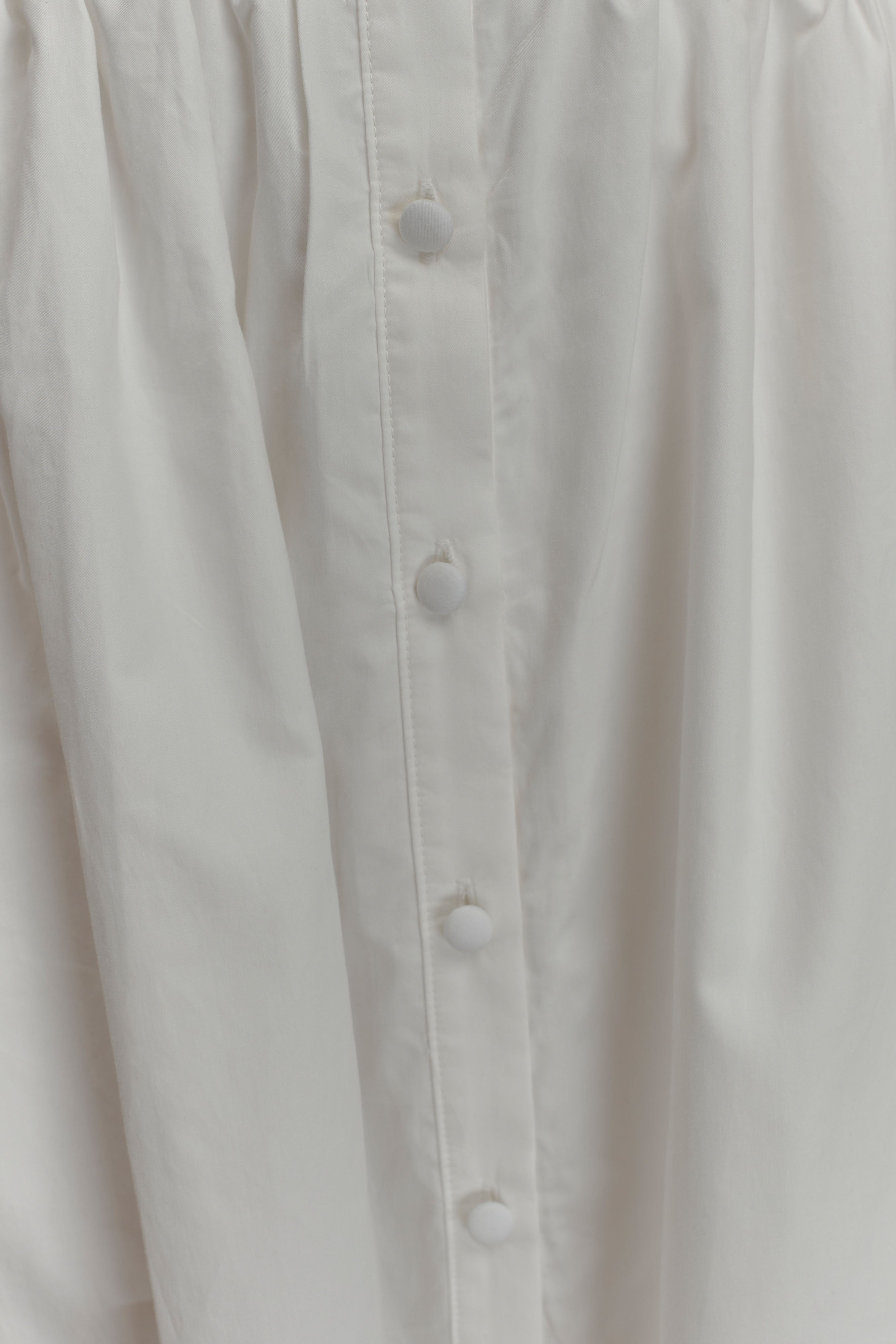 Cindy Collared Midi Dress - White、mySite、solidvoid