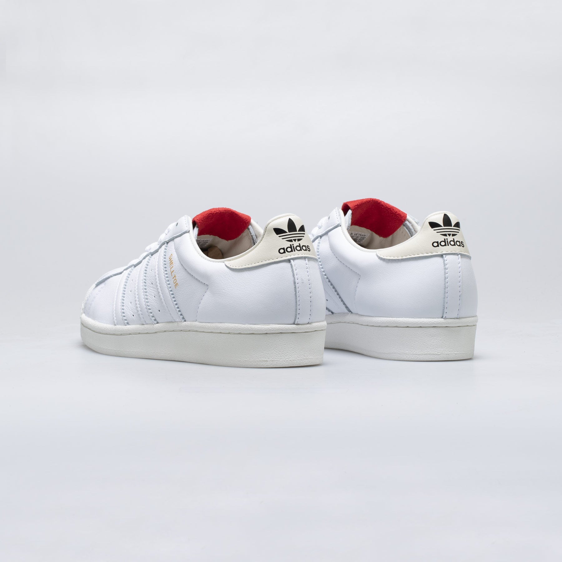 424 Shell-Toe Mens Lifestyle Shoe - White/Red、mySite、dreamappss