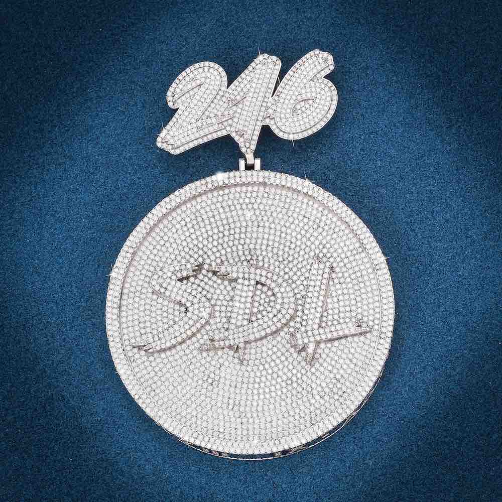 SDL Custom Circle Pendant 14K Gold、mySite、hinf8tx79