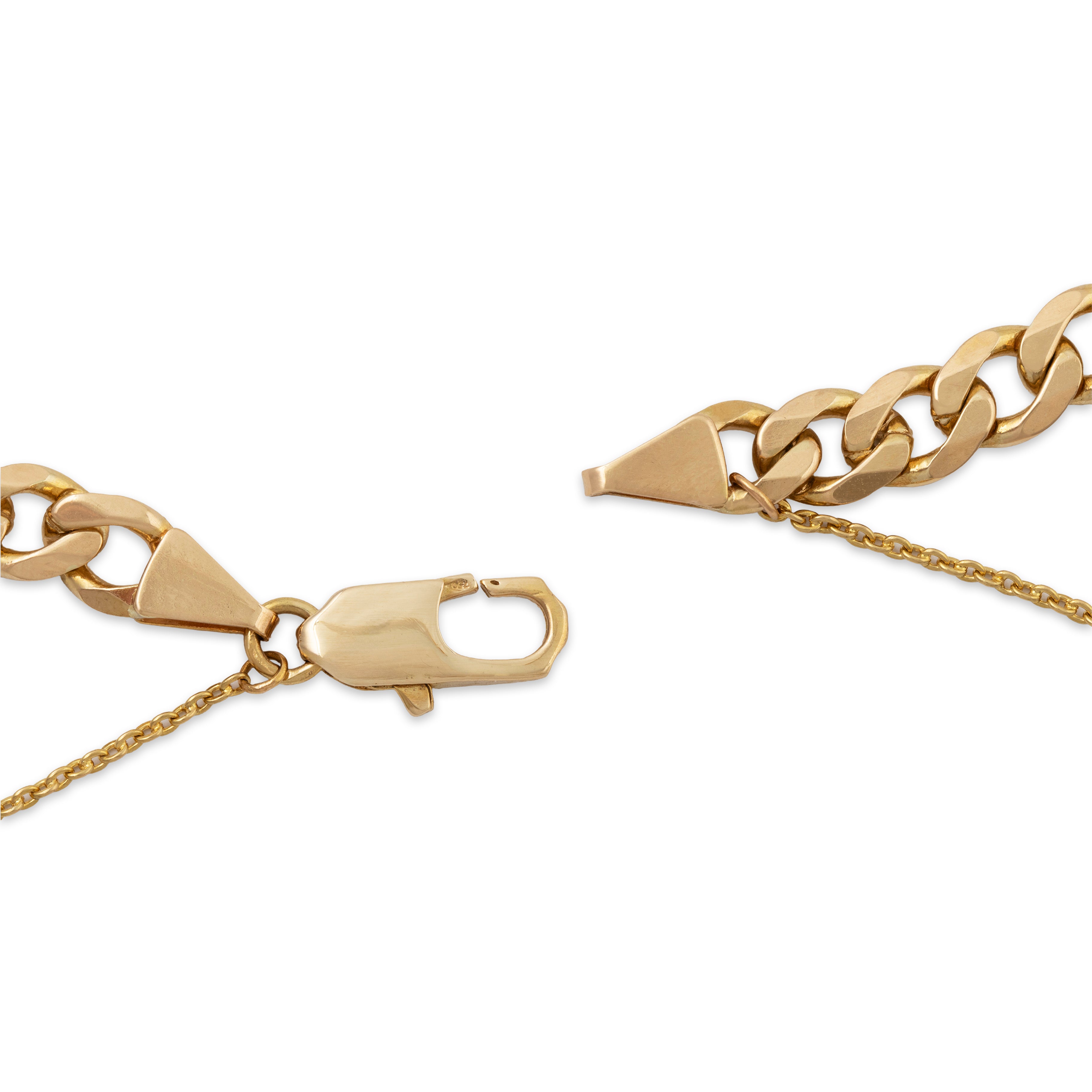 Vintage Heavy Italian 18k Yellow Gold Curb Link Bracelet 8、mySite、hinf8tx79