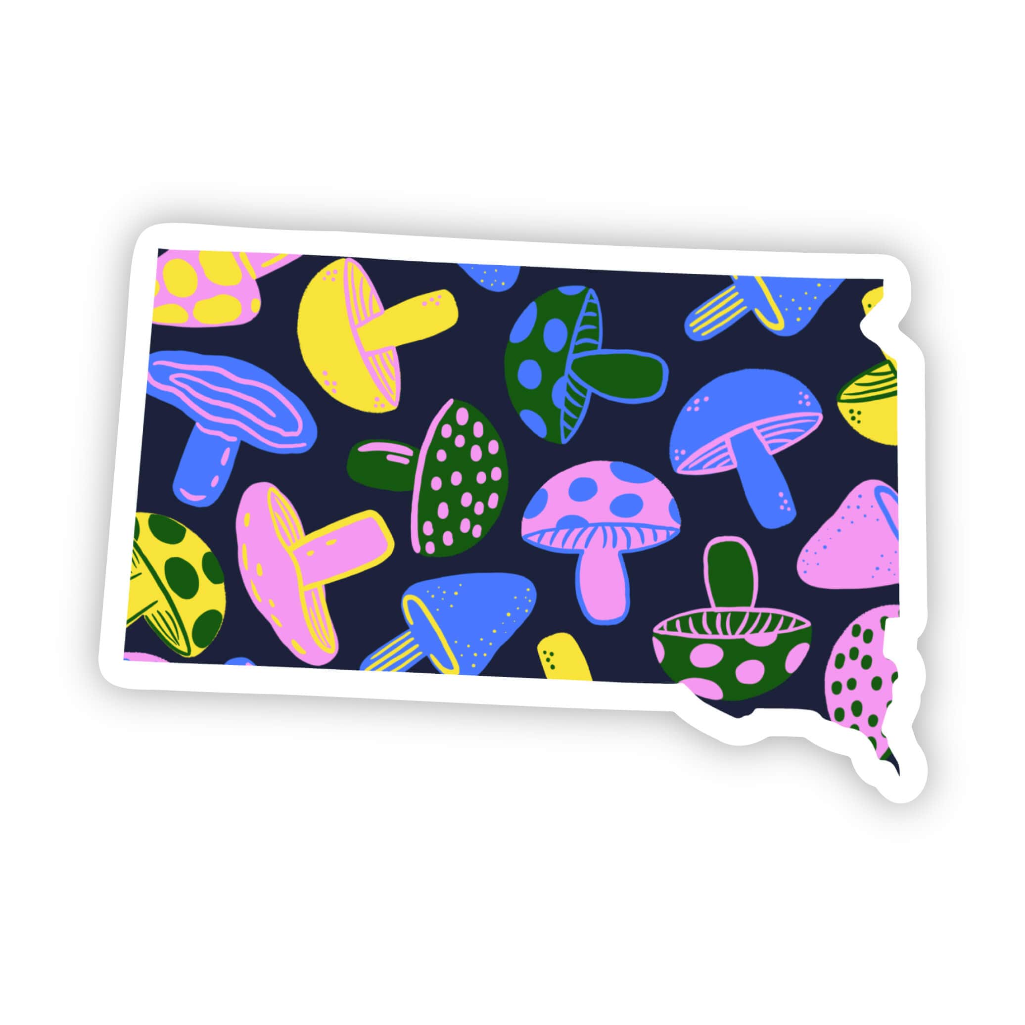  South Dakota Sticker - Mushroom、mySite、elrpsem3k
