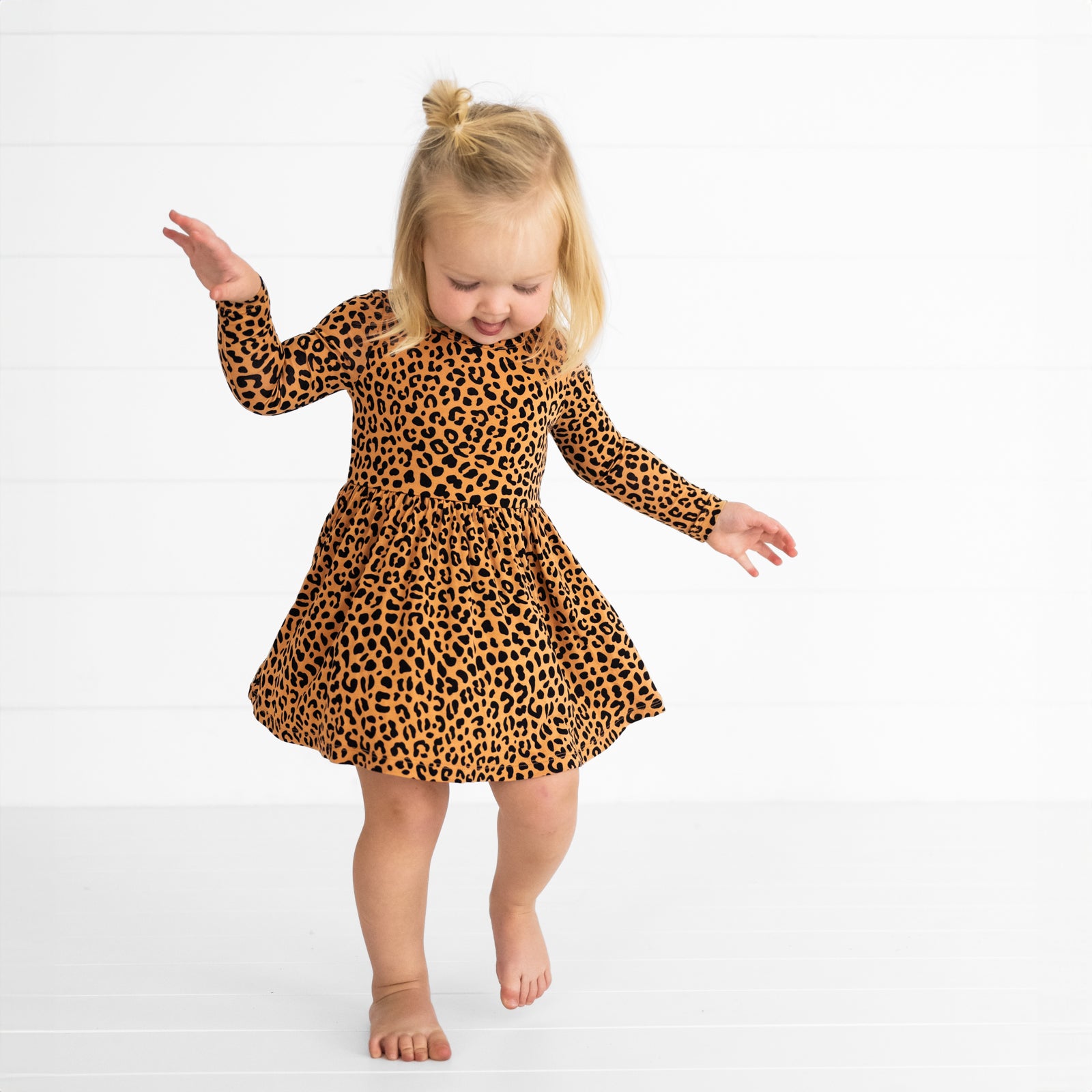 Classic Leopard Twirl Dress with Bodysuit、mySite、g9winljtr