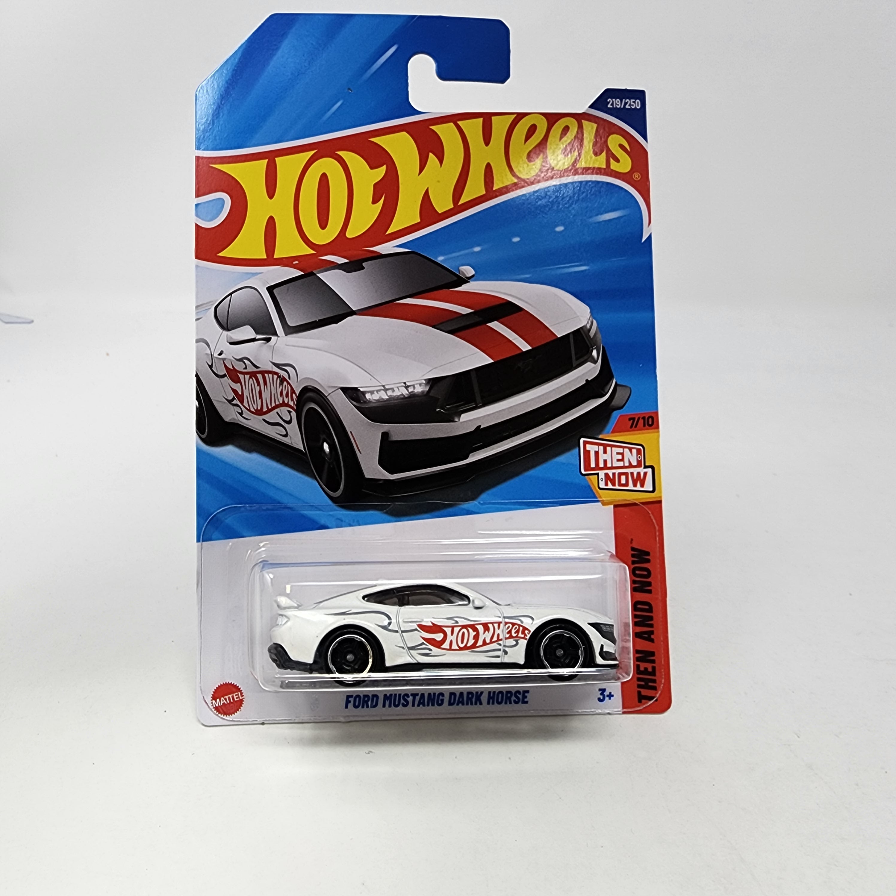Ford Mustang Dark Horse #219 * WHITE * 2025 Hot Wheels NEW! L Case、mySite、hgirdovlk