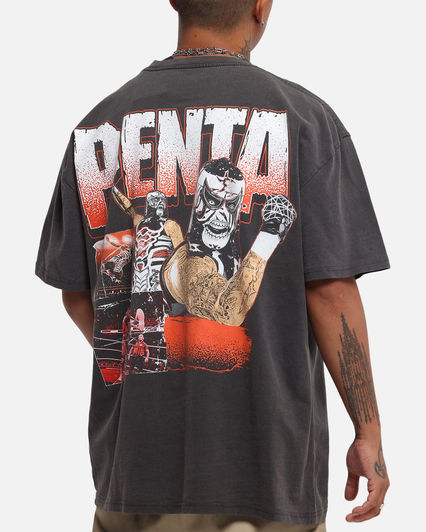 Culture Kings X WWE Penta Wrestlemania XLI Heavy T-Shirt Black Wash、mySite、zt4zffjzw