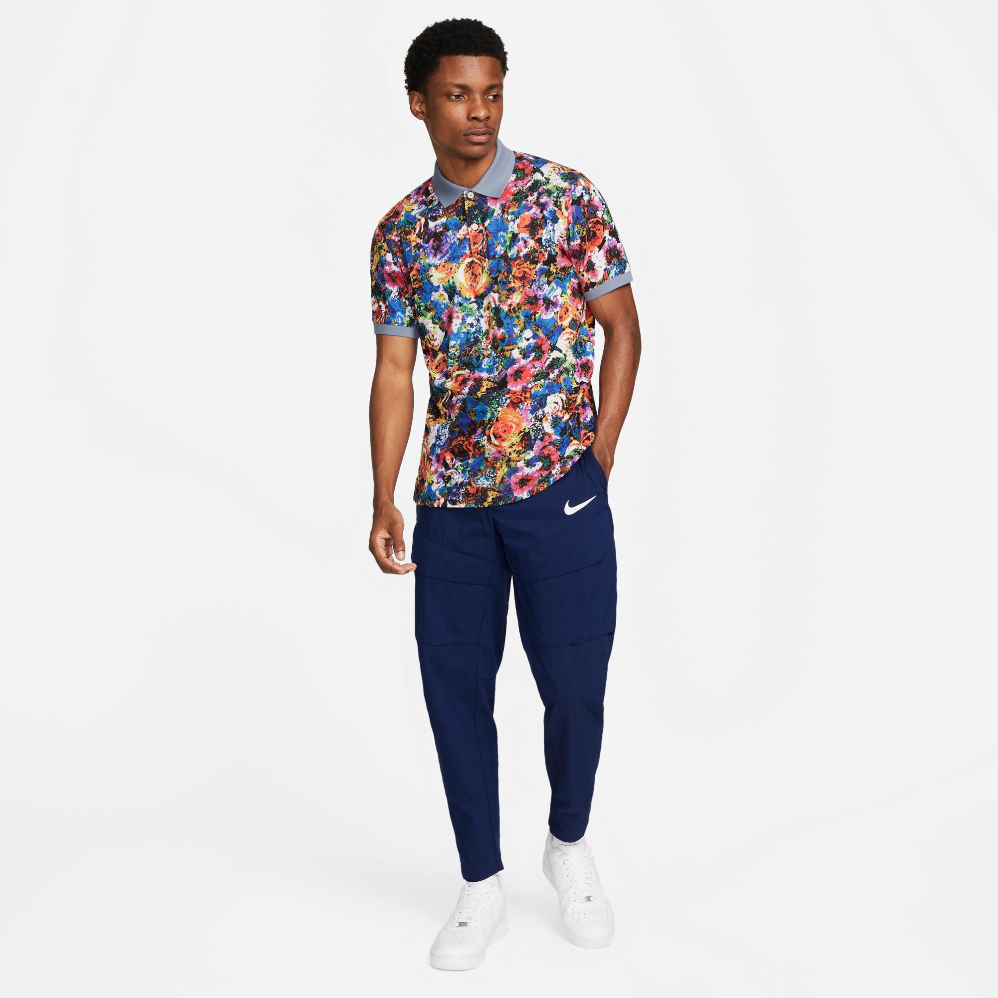 NikeCourt Dri-FIT Heritage London Men's Printed Tennis Polo