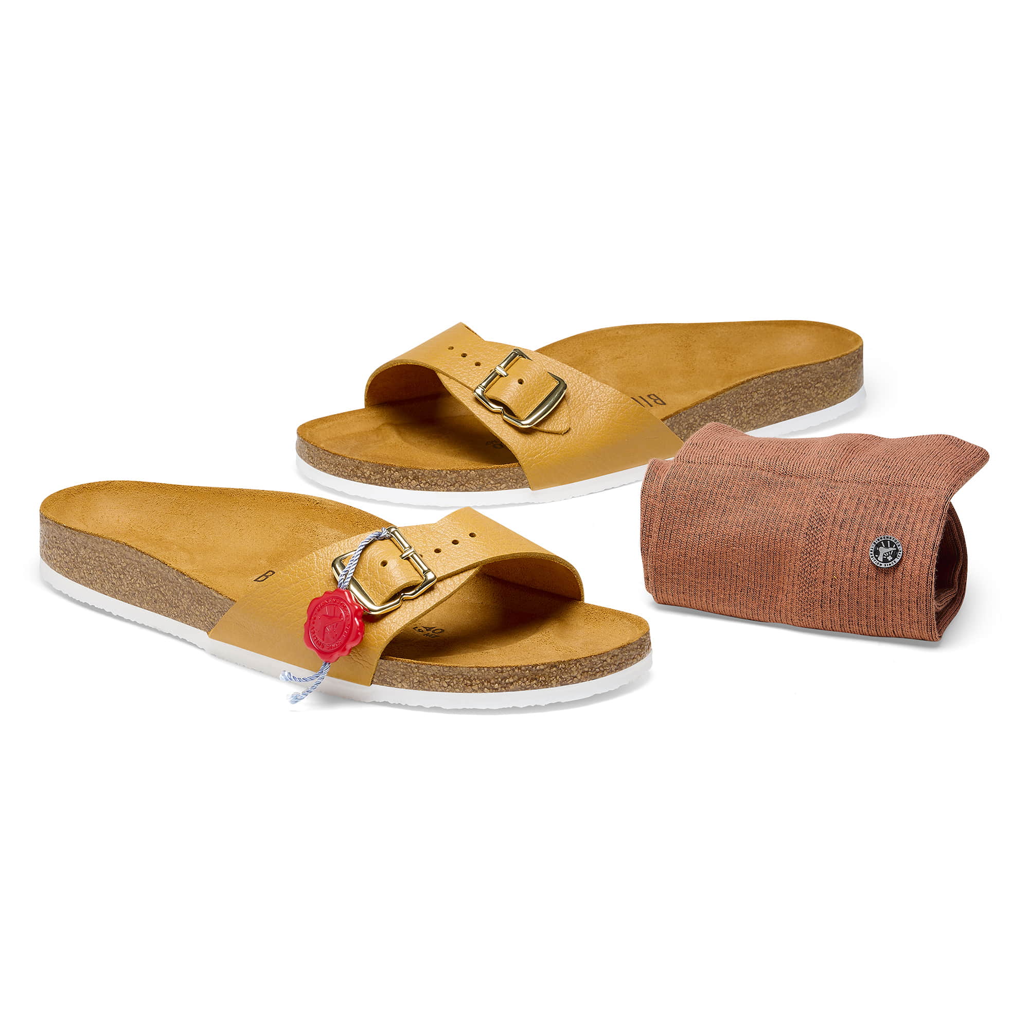 Madrid 1963 Grained Leather Brown + Socke、mySite、gtrtttuynbv