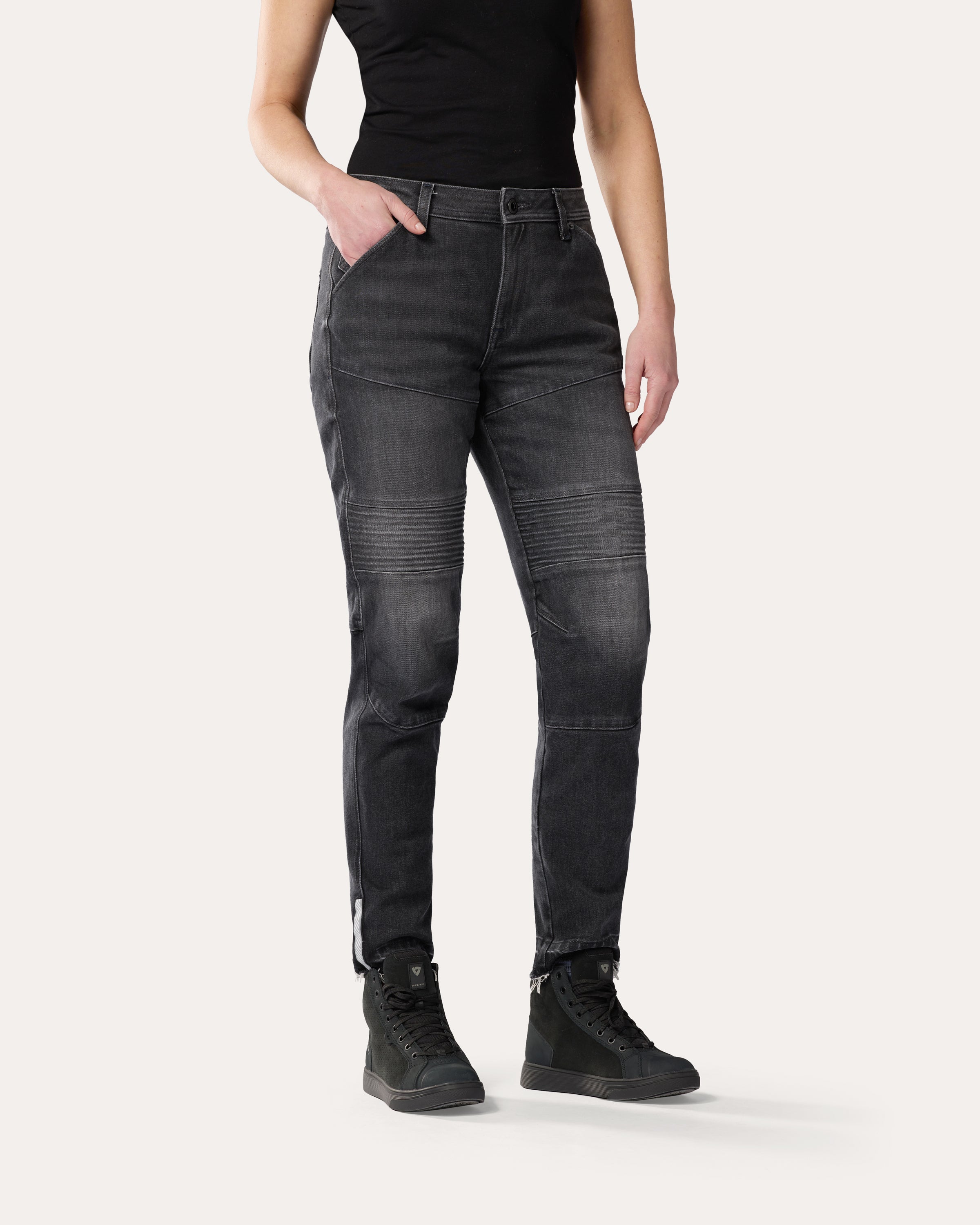 Jeans Moto 2 Slim Ladies | Dark Black Stone、mySite、dreamappss