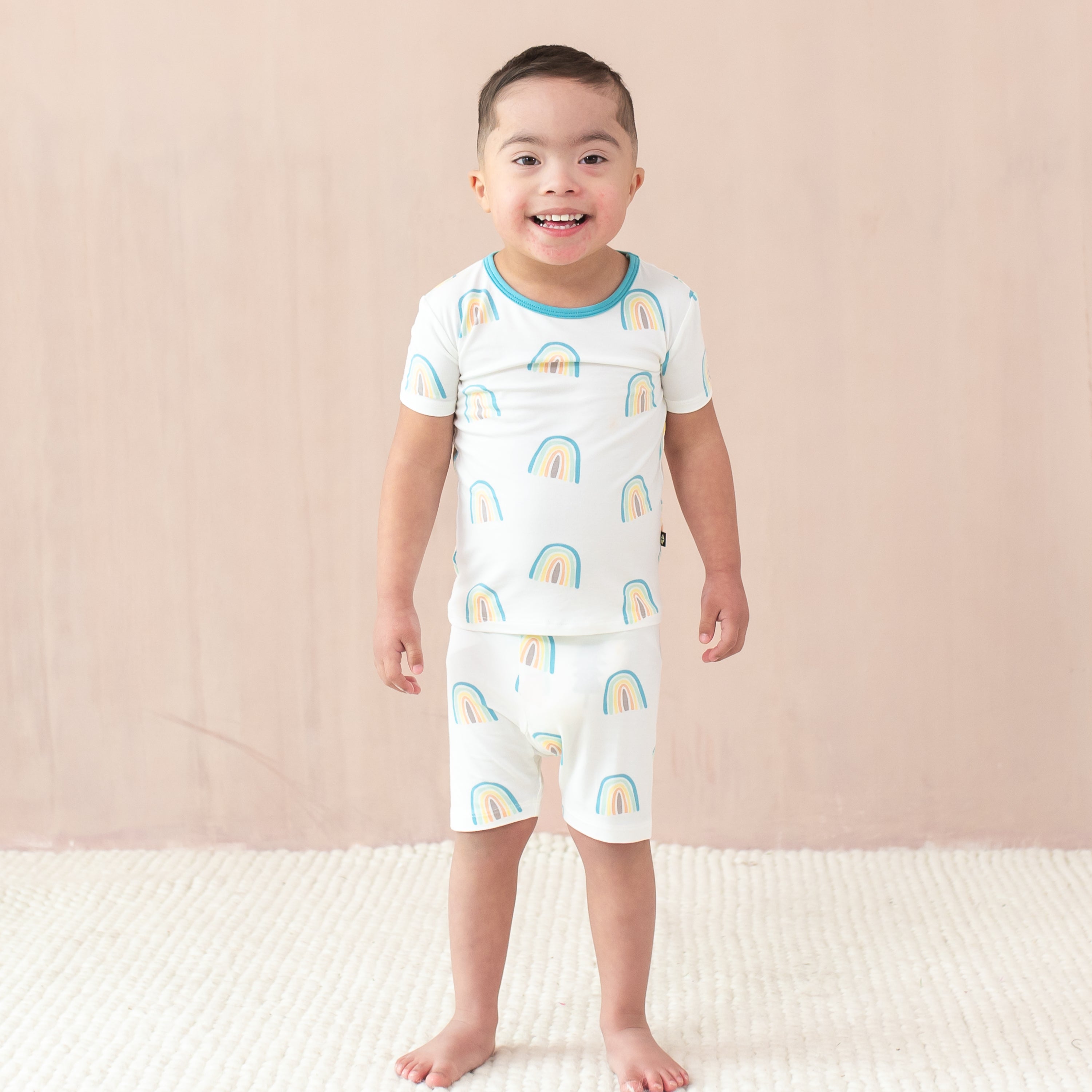  Short Sleeve Pajamas in Makai Rainbow、mySite、layawaytickets