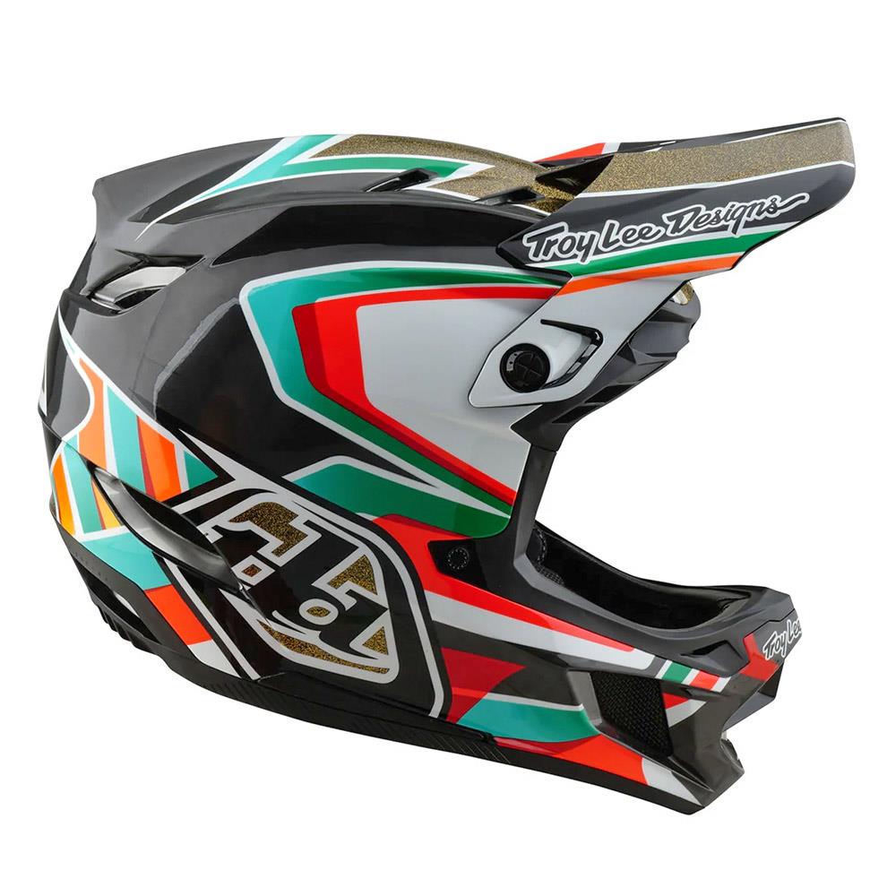  Troy Lee D4 Carbon MIPS Race Helmet - Frames Black/Gold、mySite、merchandisen