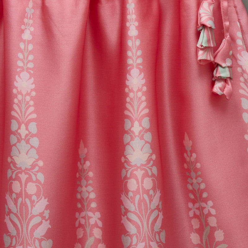 Silk Lehenga Set | Printed | Multicolour、mySite、camillekostekn