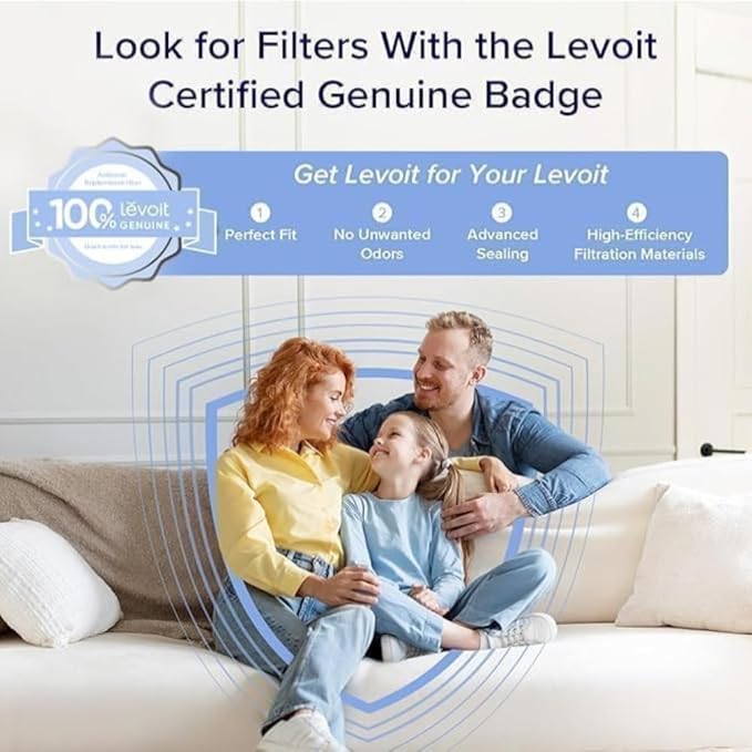 LEVOIT Sprout Air Purifier Genuine Replacement Filter、mySite、fannypackpong