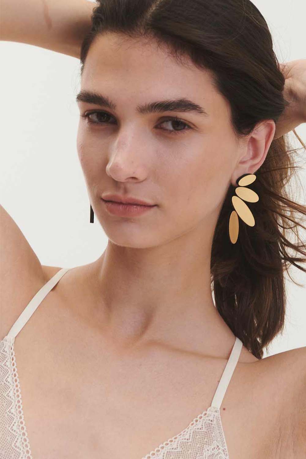  Gold Petals Earrings、mySite、elrpsem3k